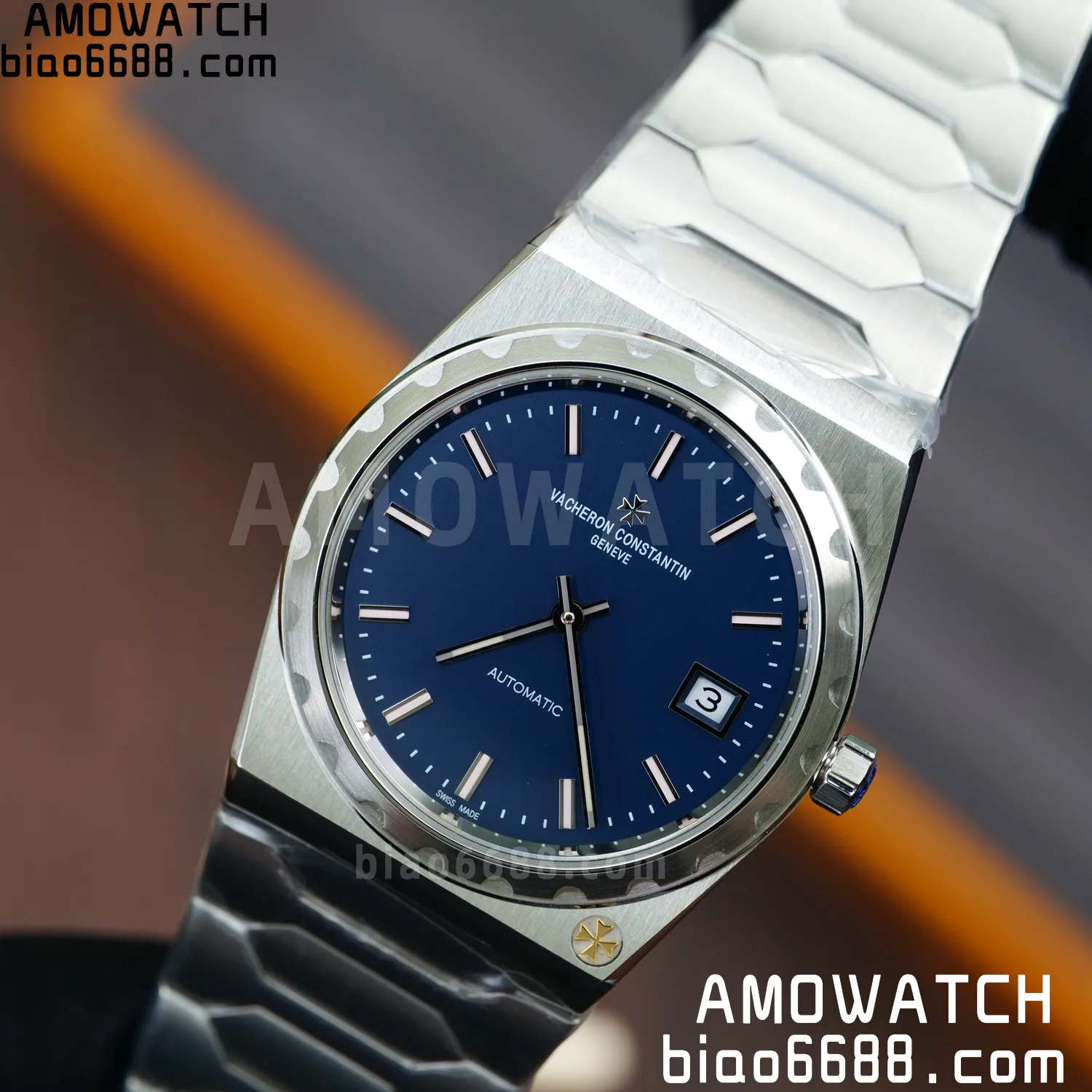 VC Historiques 4200H/222 SS PPF 1:1 Best Edition Blue Dial on SS Bracelet A2455 93 5aa5ea07d88f80e AMO Watch