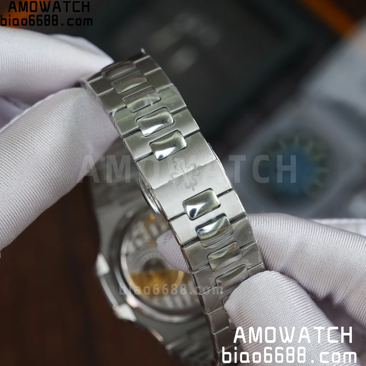 Custom Made PP Nautilus 5712 SW Dial Hands VVS Moon Phase Wheel 70 62ee4caecd5053f AMO Watch