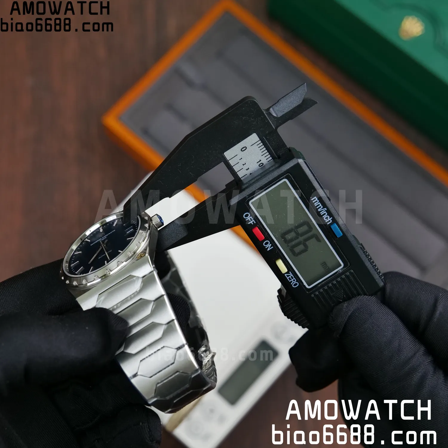 VC Historiques 4200H/222 SS PPF 1:1 Best Edition Blue Dial on SS Bracelet A2455 74 6339f49a1d4d2d6 AMO Watch