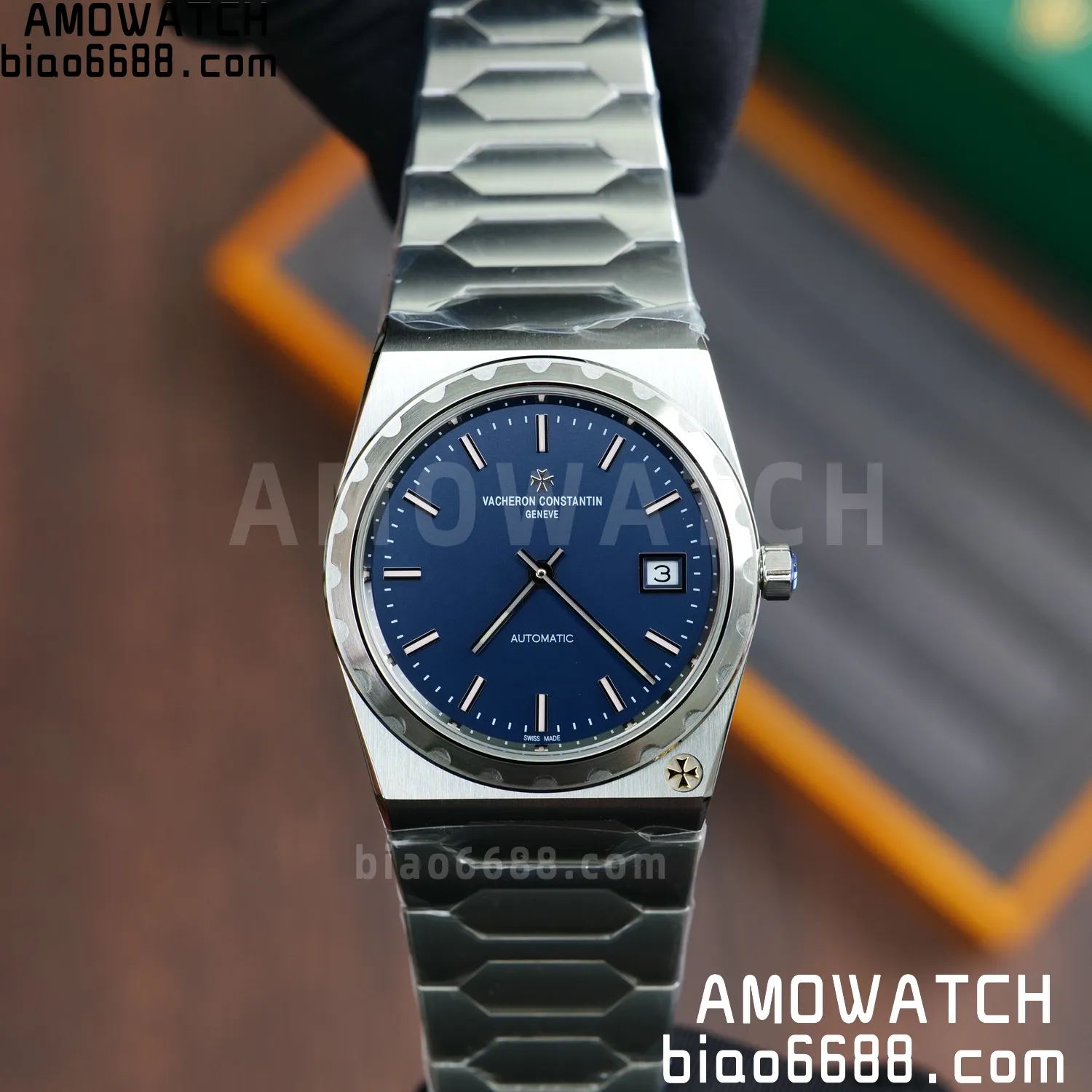 VC Historiques 4200H/222 SS PPF 1:1 Best Edition Blue Dial on SS Bracelet A2455 81 64a7db4dd52feb7 AMO Watch