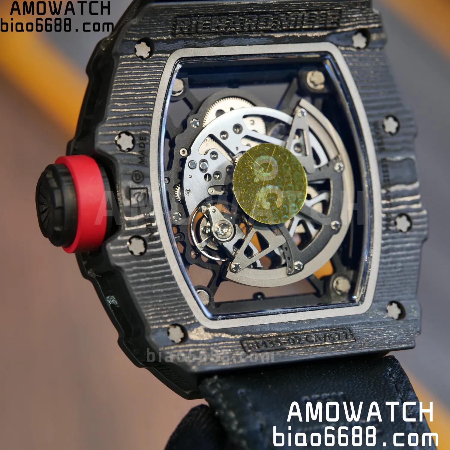 Custom Made RICHARD MILLE RM35-02 RM3502 NTPT APSF Free Sprung 101 65290bd9d1ed82d AMO Watch
