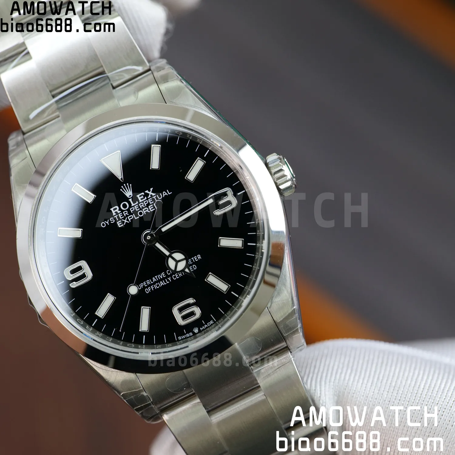 Rolex Explorer 36 124270 904L Steel VSF 1:1 Best Edition on SS Bracelet VS3230 80 6eb14903282c05b AMO Watch