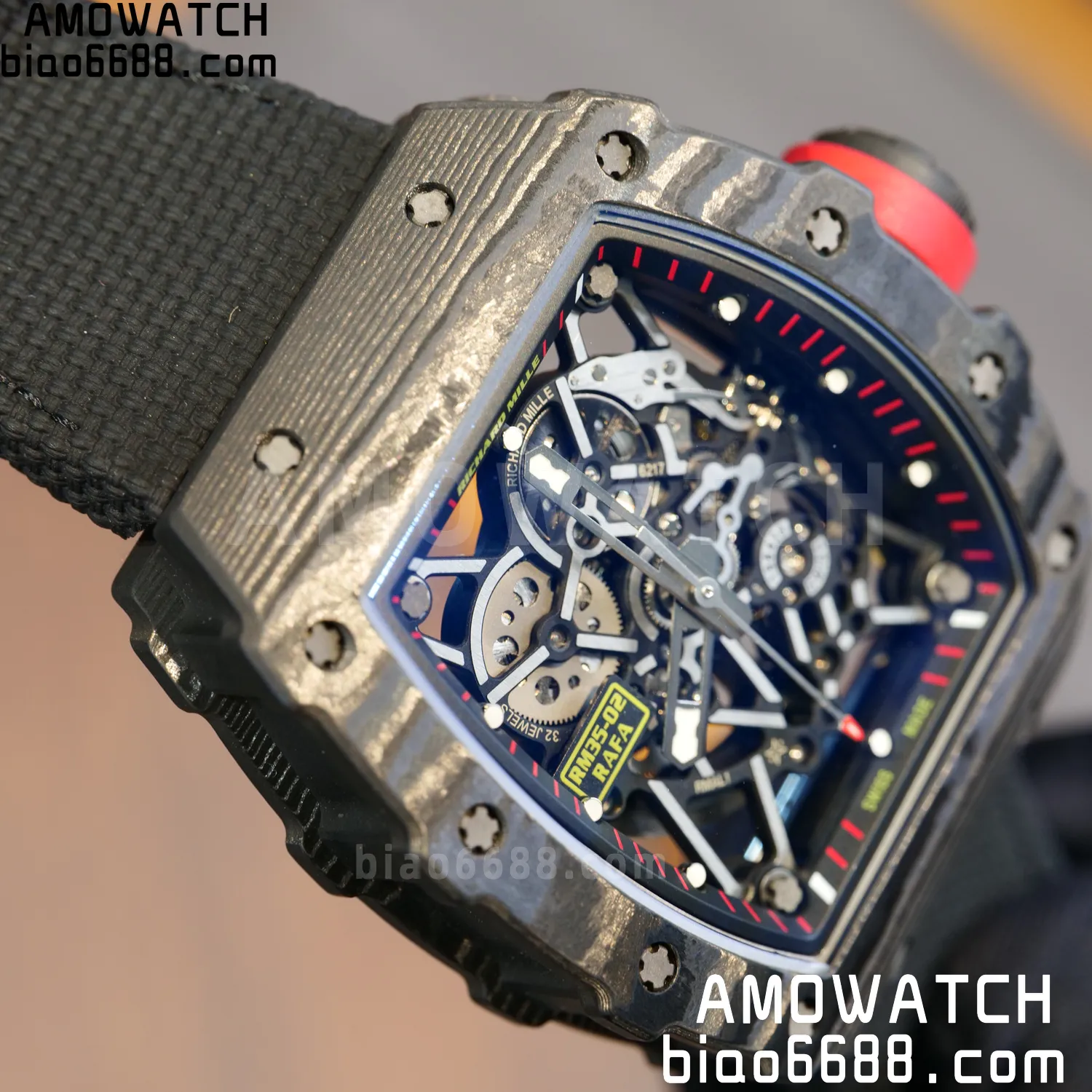 Custom Made RICHARD MILLE RM35-02 RM3502 NTPT APSF Free Sprung 89 71a171a4aab4cb8 AMO Watch