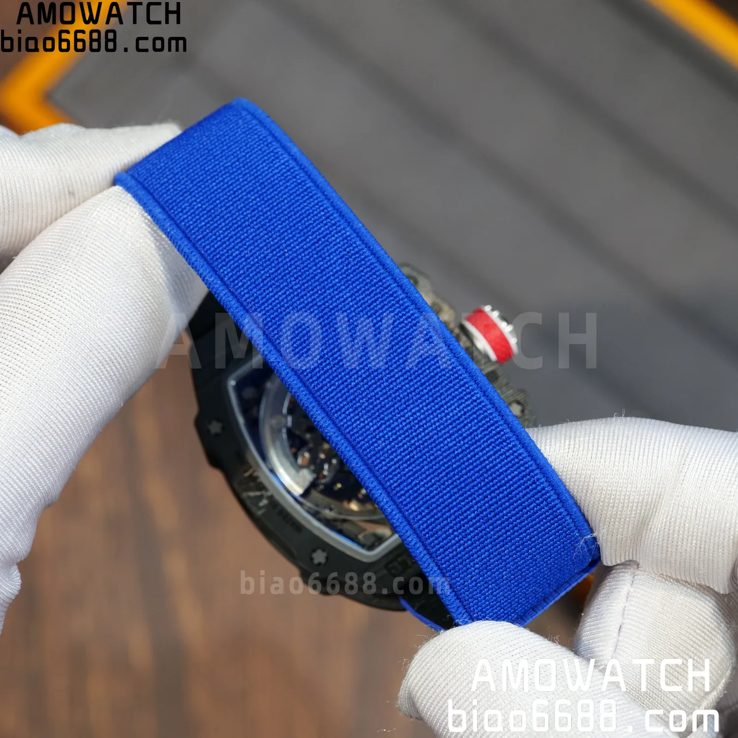 RICHARD MILLE RM67-02 Black NTPT Best Edition France Dial on Black Nylon strap CRMA7 Clone V9 96 71c6b26f3e7ec70 AMO Watch