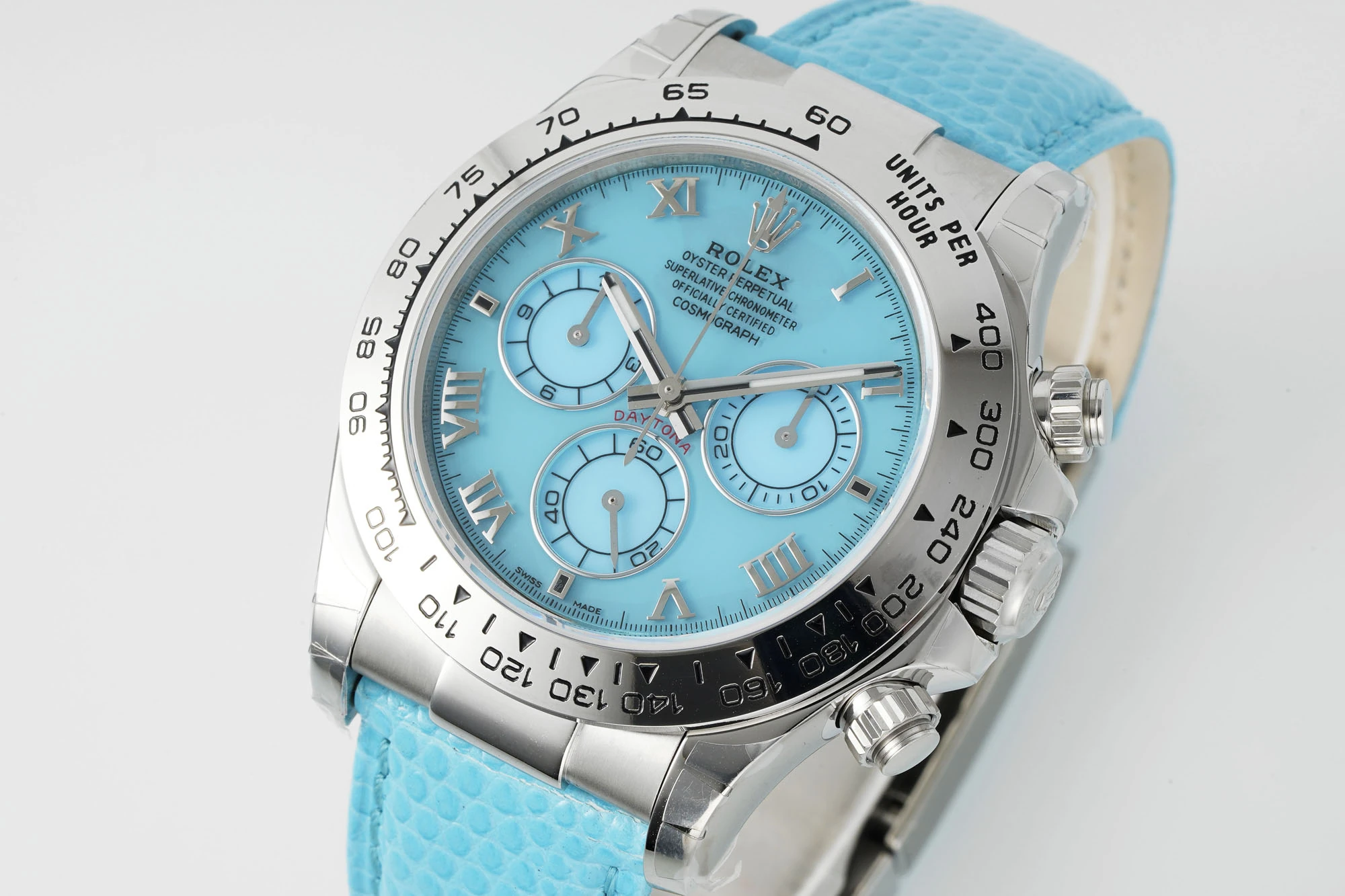 Rolex Daytona 116519 PPM Factory 1:1 Best Edition Tiffany Roman Dial on Leather Strap 4130 20 7254f4605df7a0c AMO Watch