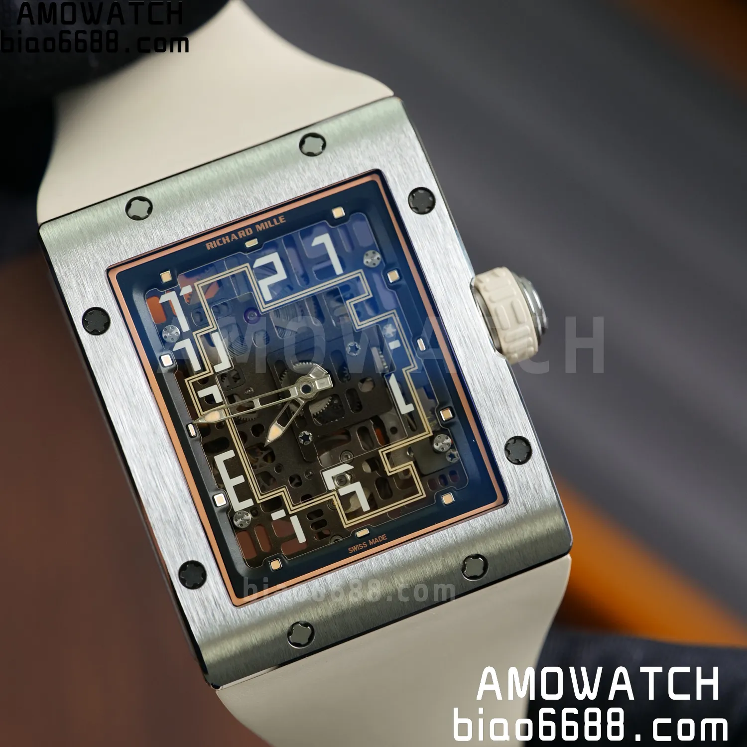 RICHARD MILLE Umi Maker's RM16-02 Titanium Skeleton Dial on Rubber strap CRMA9 Super Clone 112 7260df8d3951ead AMO Watch