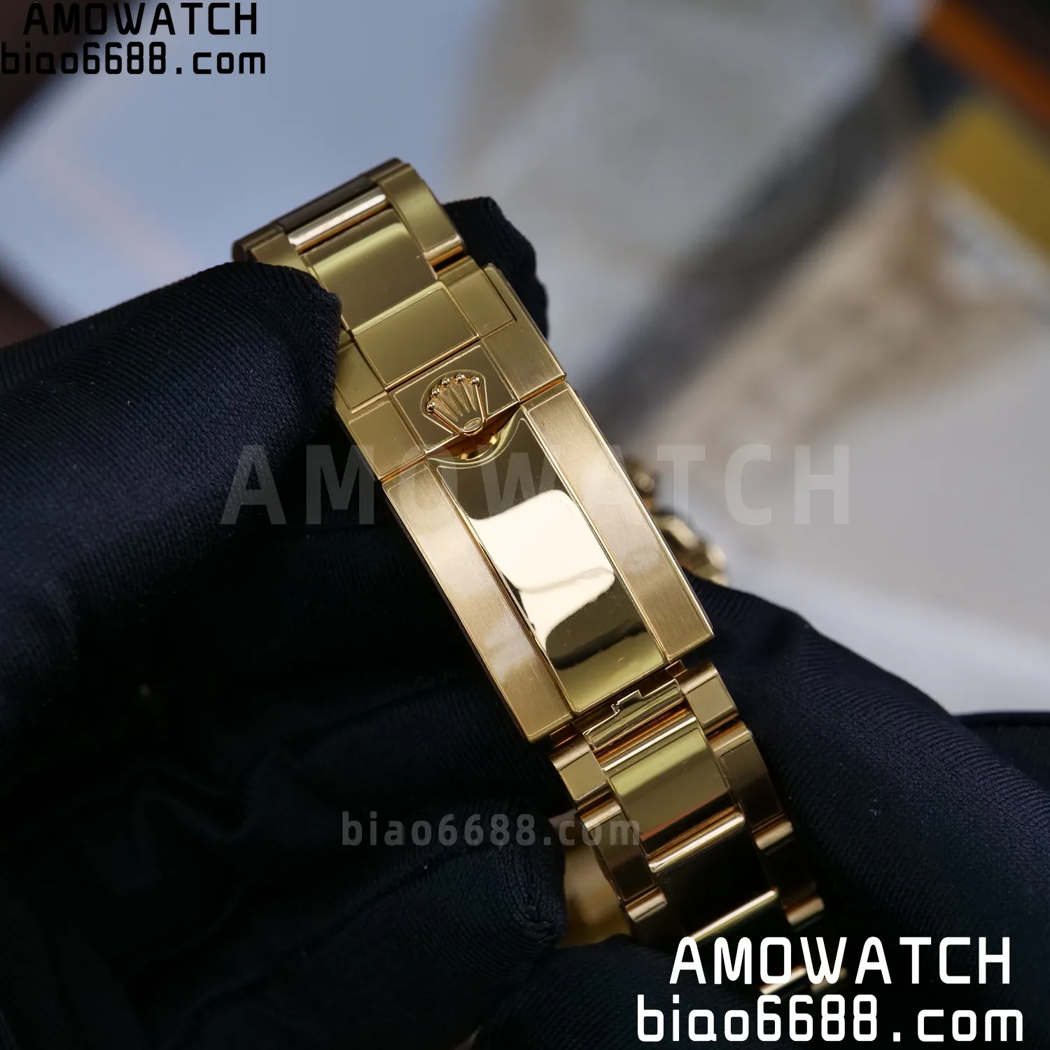 Custom Made Rolex Daytona 126529LN Le Mans QF 18K Yellow Gold Plated With Protective Film Applied 111 740807e19c04826 AMO Watch