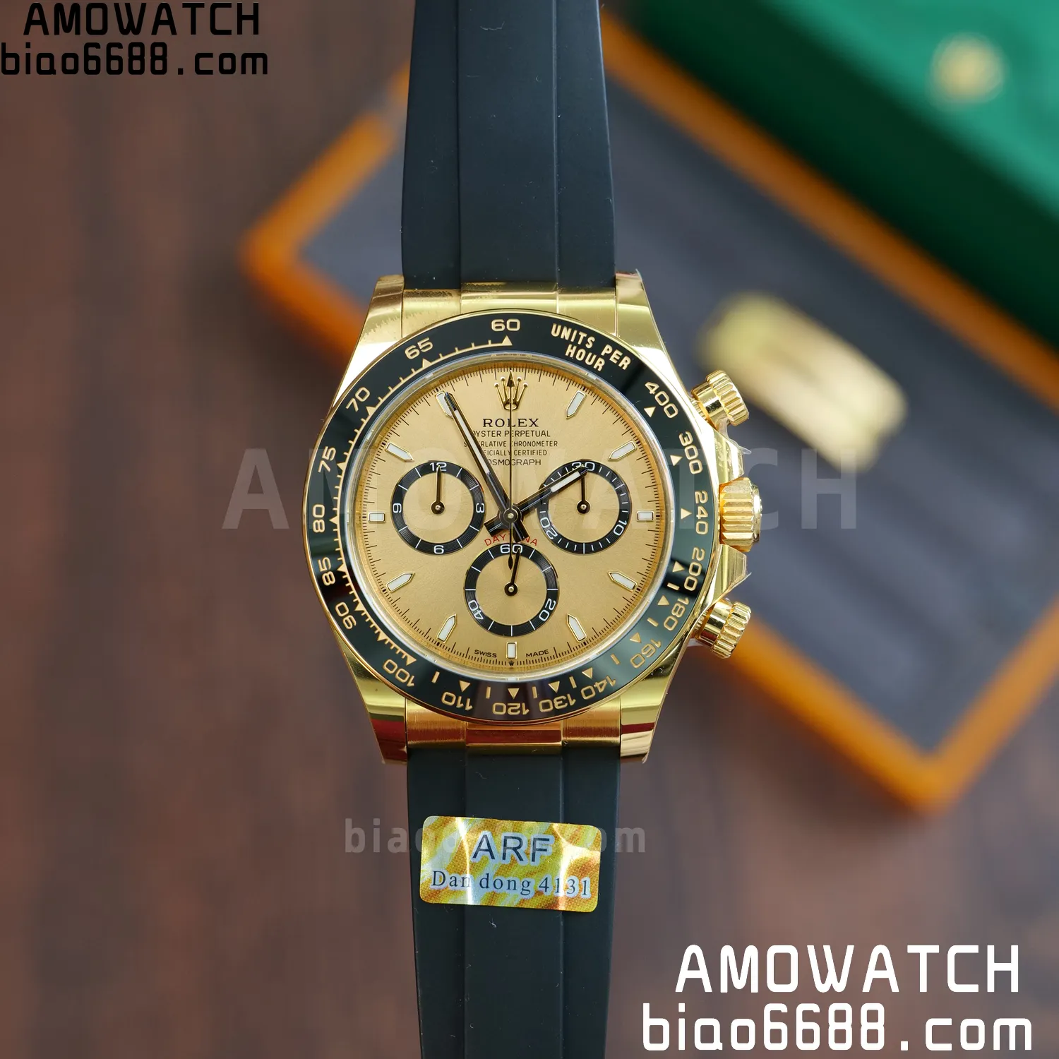 Rolex Daytona 126518 YG ARF 1:1 Best Edition YG Stick Dial on Oysterflex Strap DD4131 V2 (Weighted) 160g 64 752199bf366754d AMO Watch