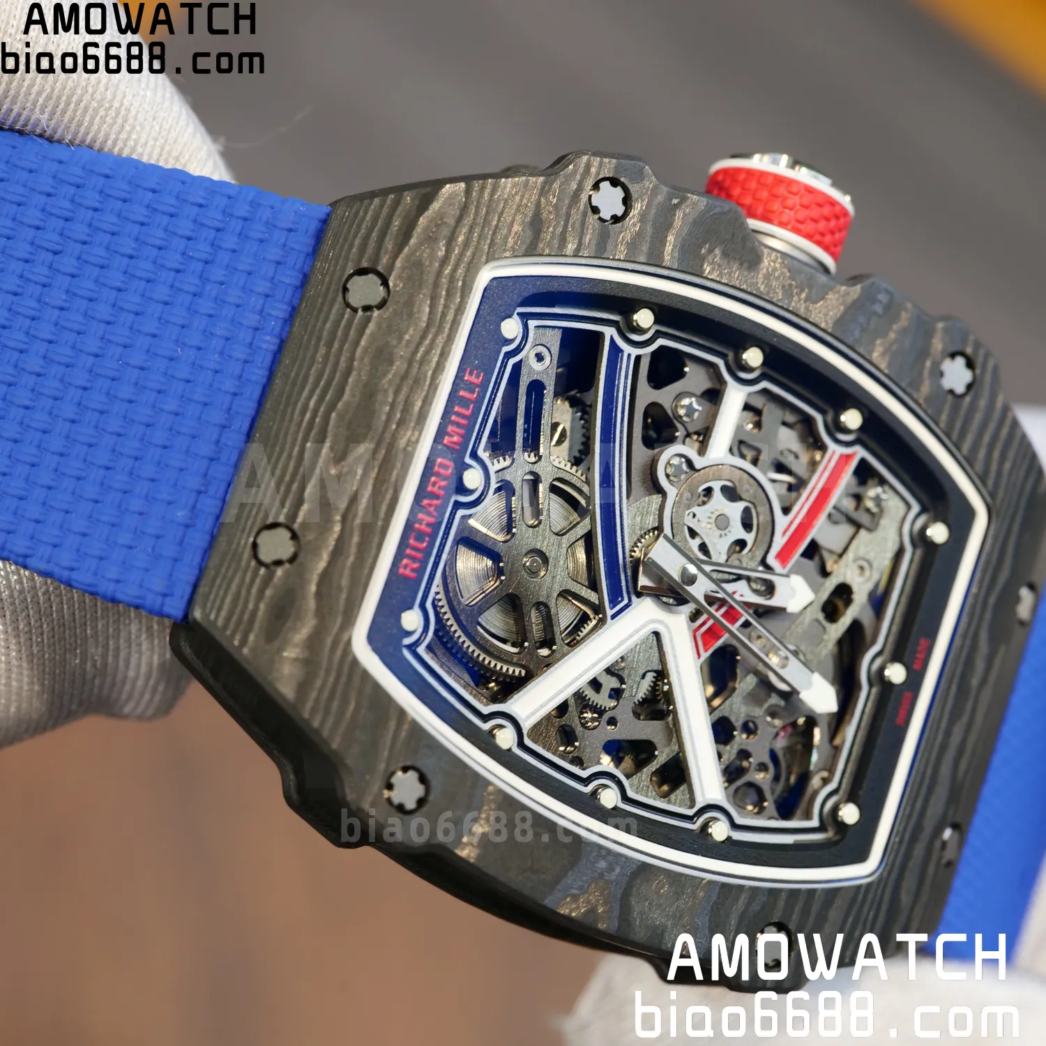 RICHARD MILLE RM67-02 Black NTPT Best Edition France Dial on Black Nylon strap CRMA7 Clone V9 85 75cb5a5564bba83 AMO Watch