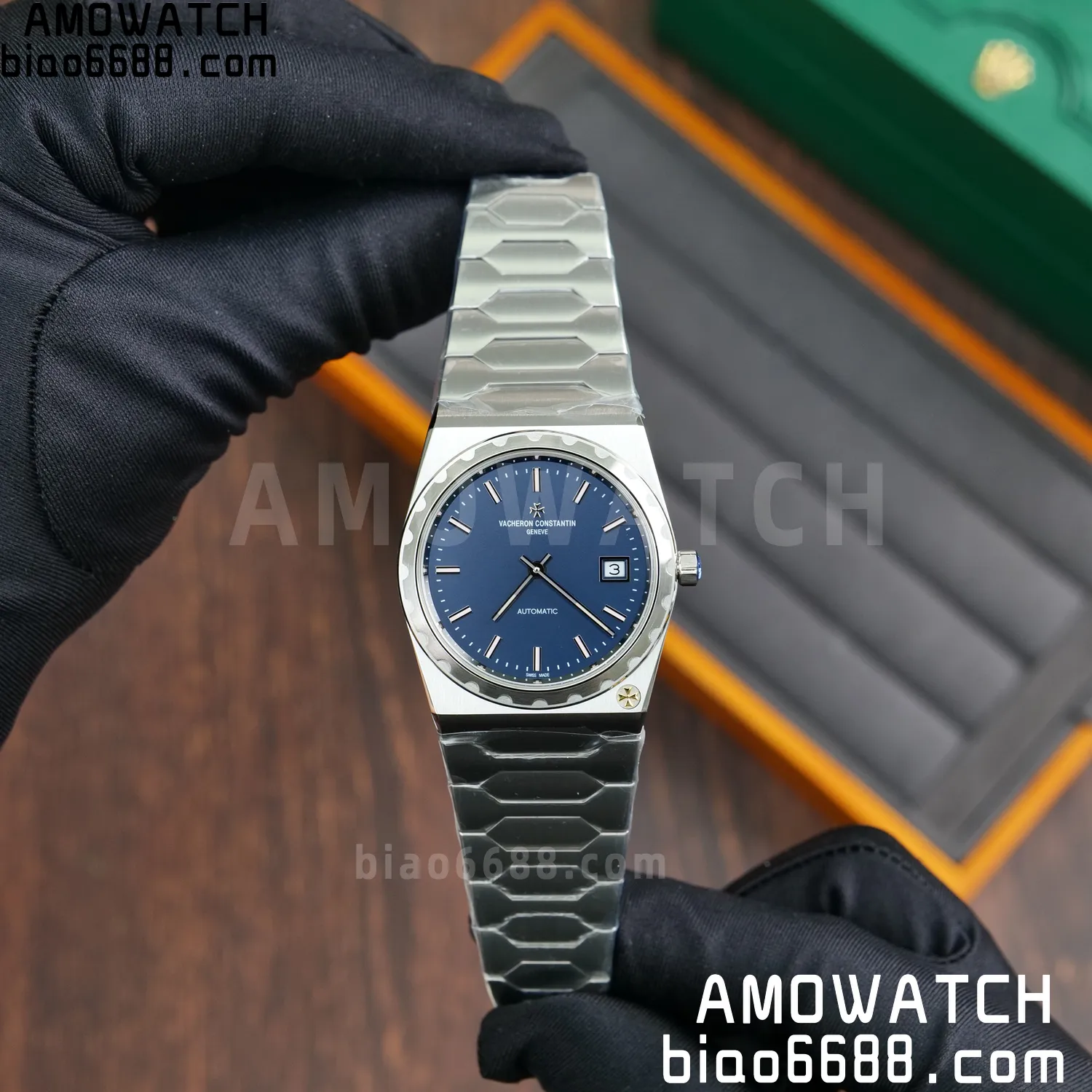 VC Historiques 4200H/222 SS PPF 1:1 Best Edition Blue Dial on SS Bracelet A2455 76 78b91d6c43d18cc AMO Watch