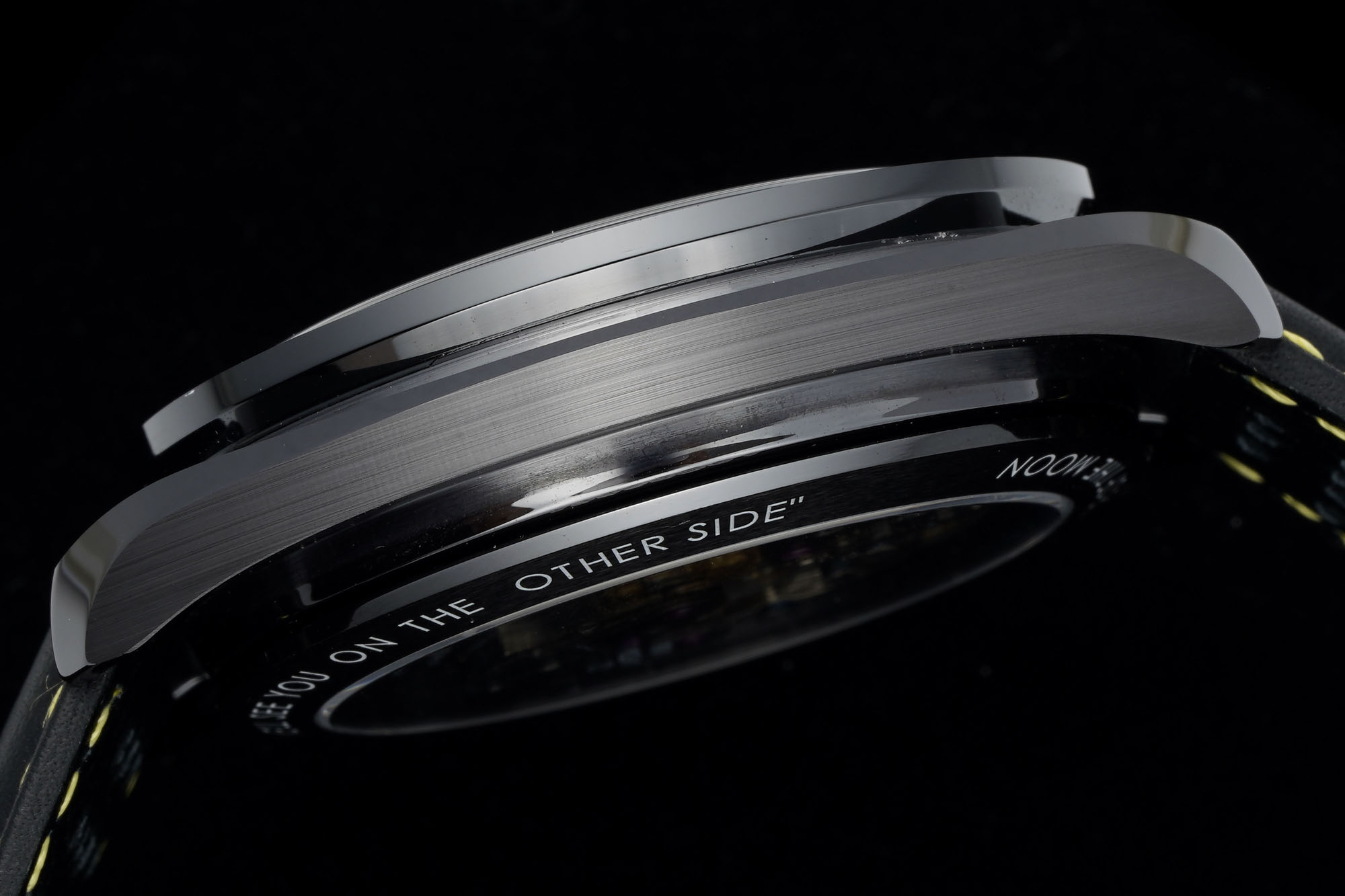 OMEGA Speedmaster Dark Side of the Moon Black Ceramic BLSF Best Edition on Leather Strap Manual Winding Movement 25 7ec3043a697f1f4 AMO Watch