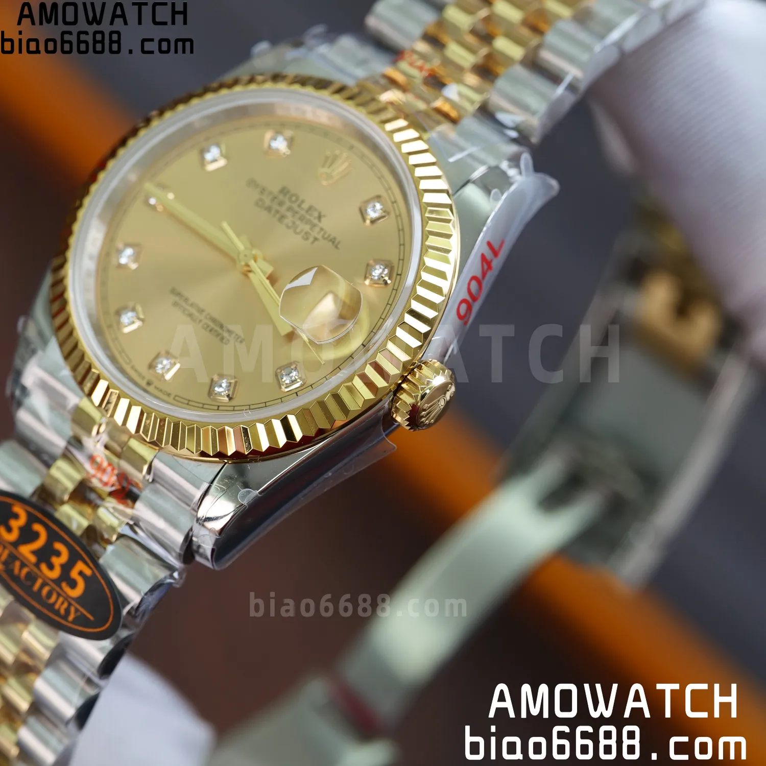 Rolex DateJust 36mm 126233 SS/YG QF 1:1 Best Edition 904L Steel YG Diamonds Dial on Jubilee Bracelet DD3235(Gain Weight) 73 80242fa6fef0f16 AMO Watch