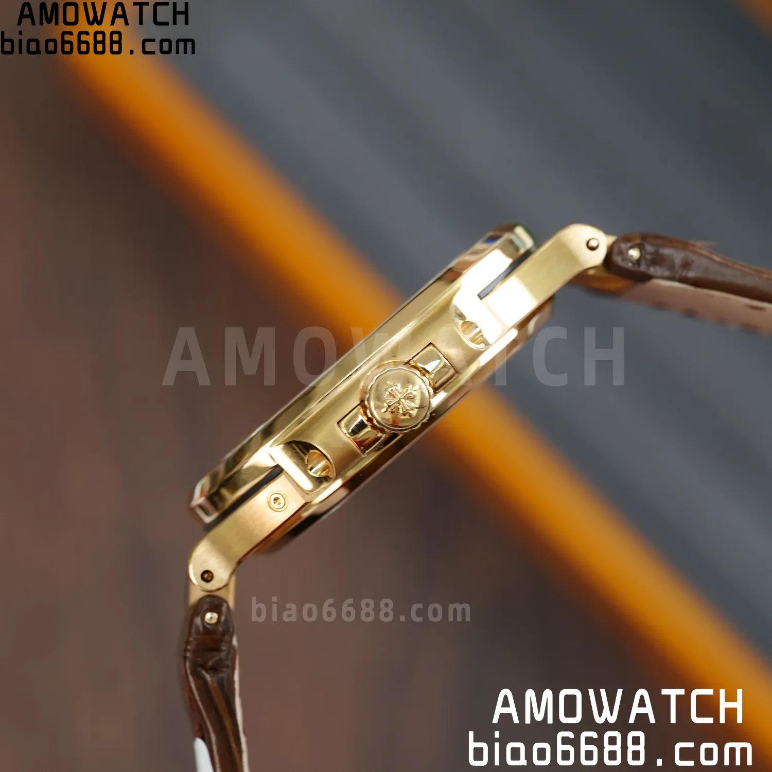 Custom Made PP Nautilus 5712 RG PPF 18K Real Rose Gold Plating 77 8138c6eff1a8408 AMO Watch
