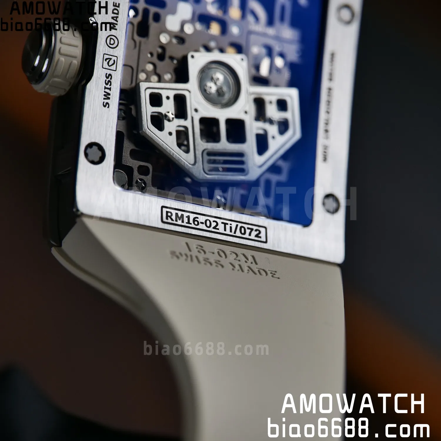 RICHARD MILLE Umi Maker's RM16-02 Titanium Skeleton Dial on Rubber strap CRMA9 Super Clone 128 818e7e1dccbce5f AMO Watch