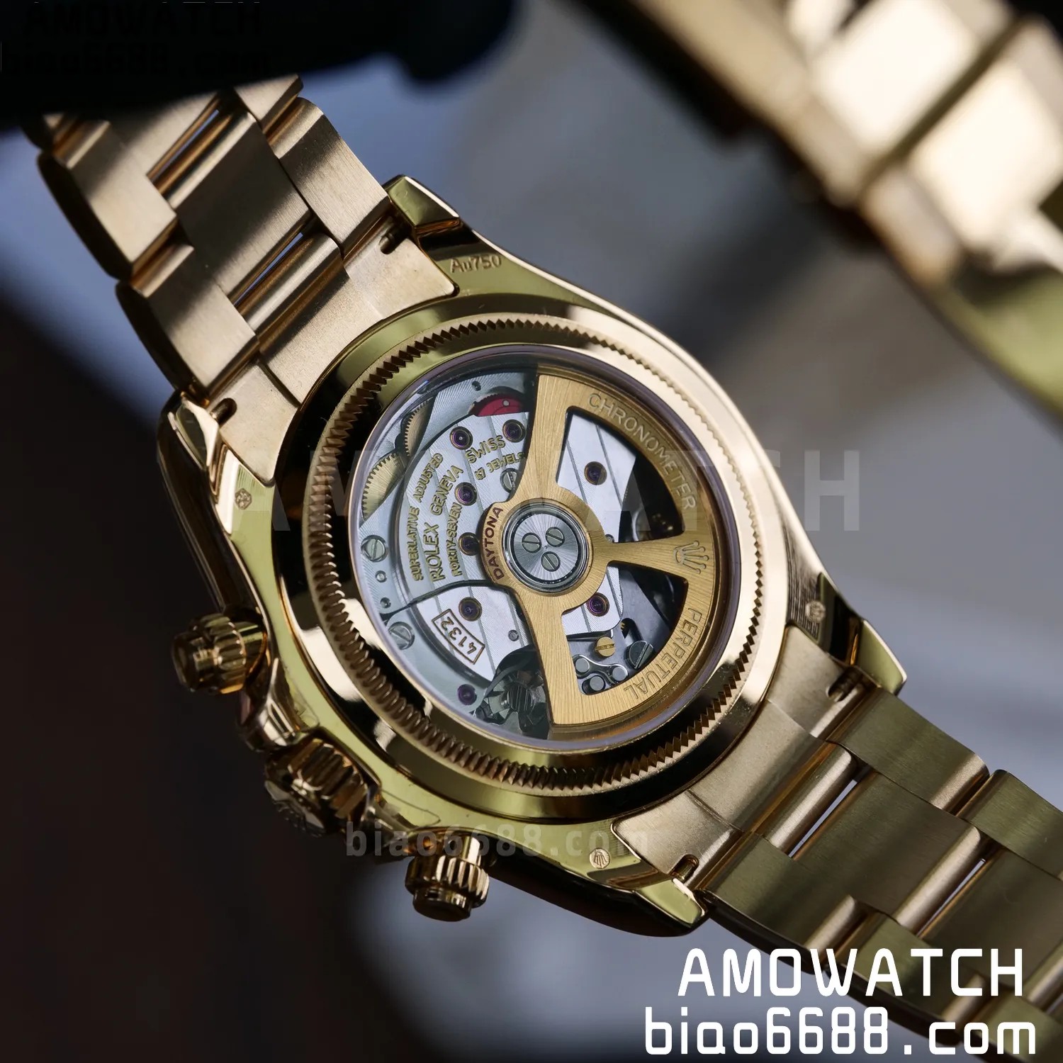 Custom Made Rolex Daytona 126529LN Le Mans QF 18K Yellow Gold Plated With Protective Film Applied 108 844cda6a3098922 AMO Watch