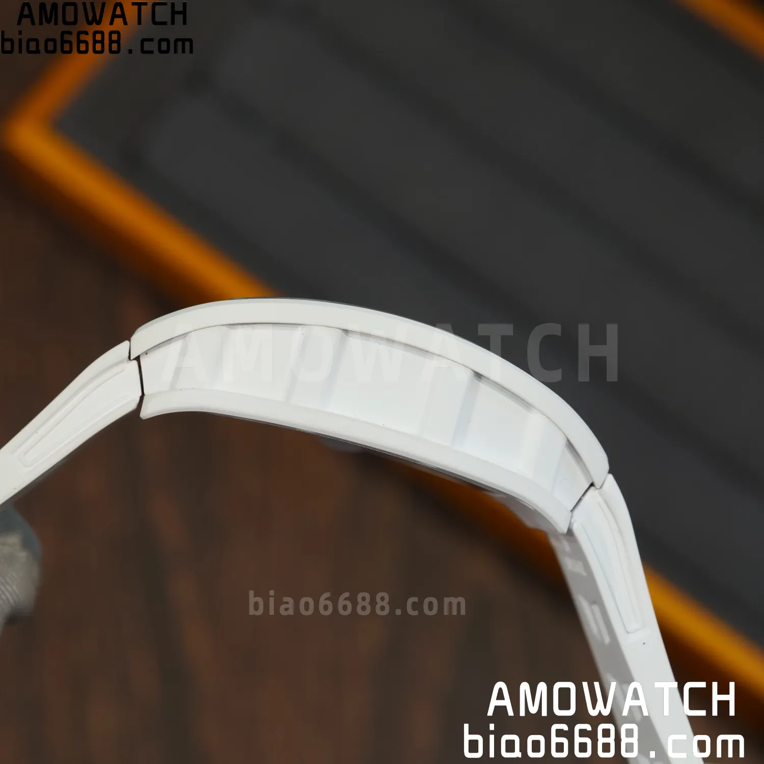 Richard Mille RM055 White Ceramic ZF 1:1 Best Edition Shark Fin Rubber Strap RMUL2 Super Clone V3 66 878f9946f2a3b7a AMO Watch