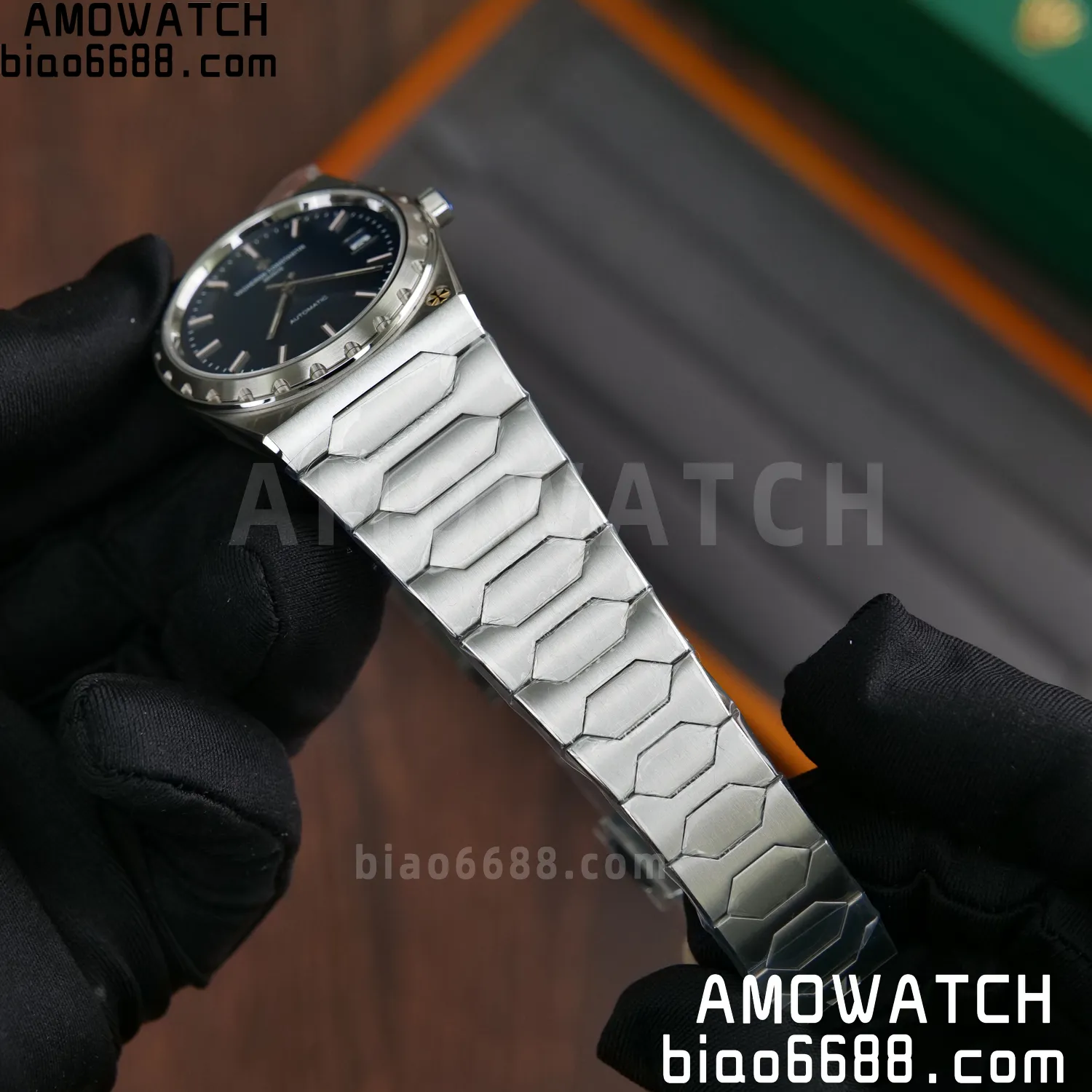 VC Historiques 4200H/222 SS PPF 1:1 Best Edition Blue Dial on SS Bracelet A2455 80 8ad62ab00279f37 AMO Watch