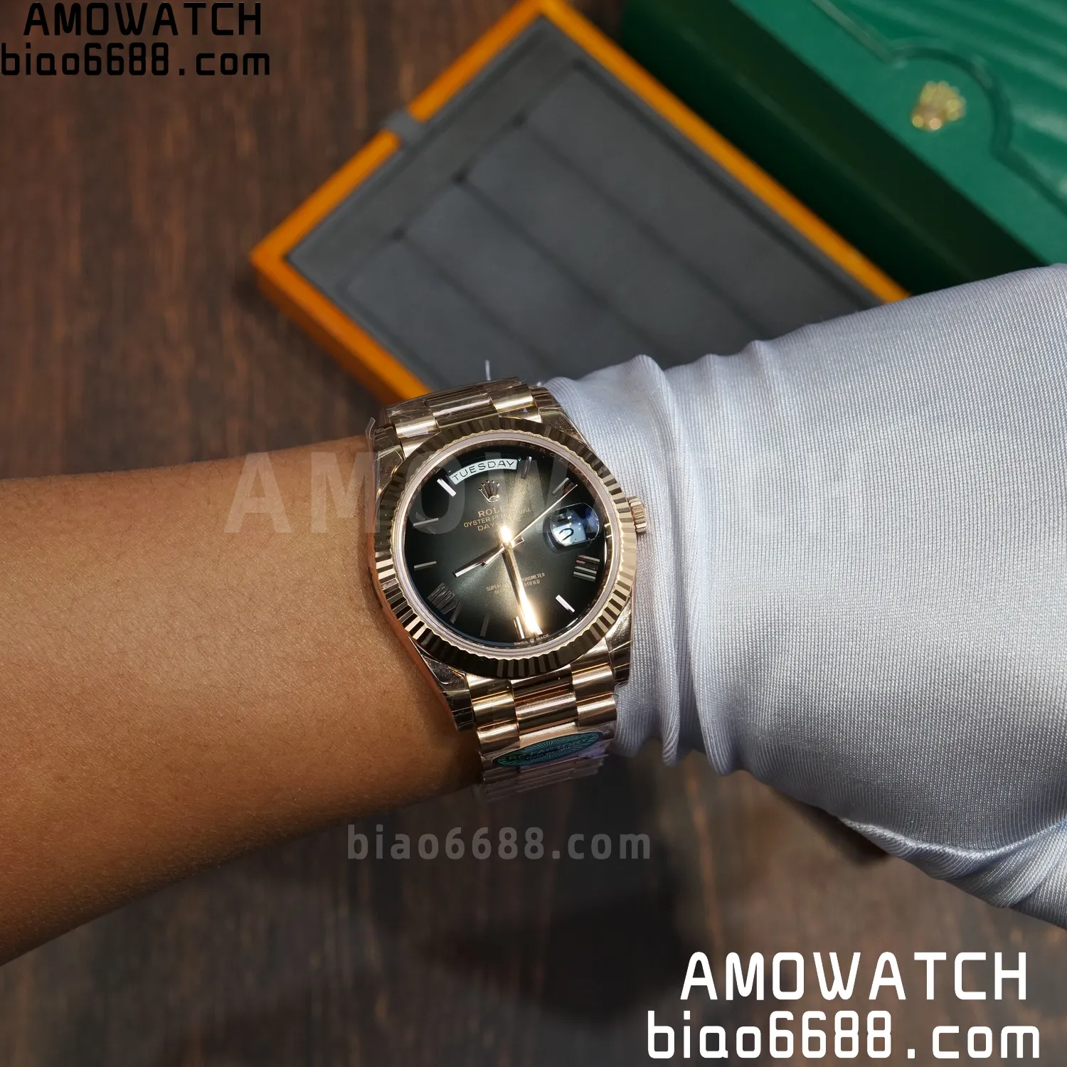 Rolex Day Date 40 RG 228236 RCF 1:1 Best Edition White Roman Dial on President Bracelet VR3255 (211g) 100 8ba9a5a3746c70e AMO Watch