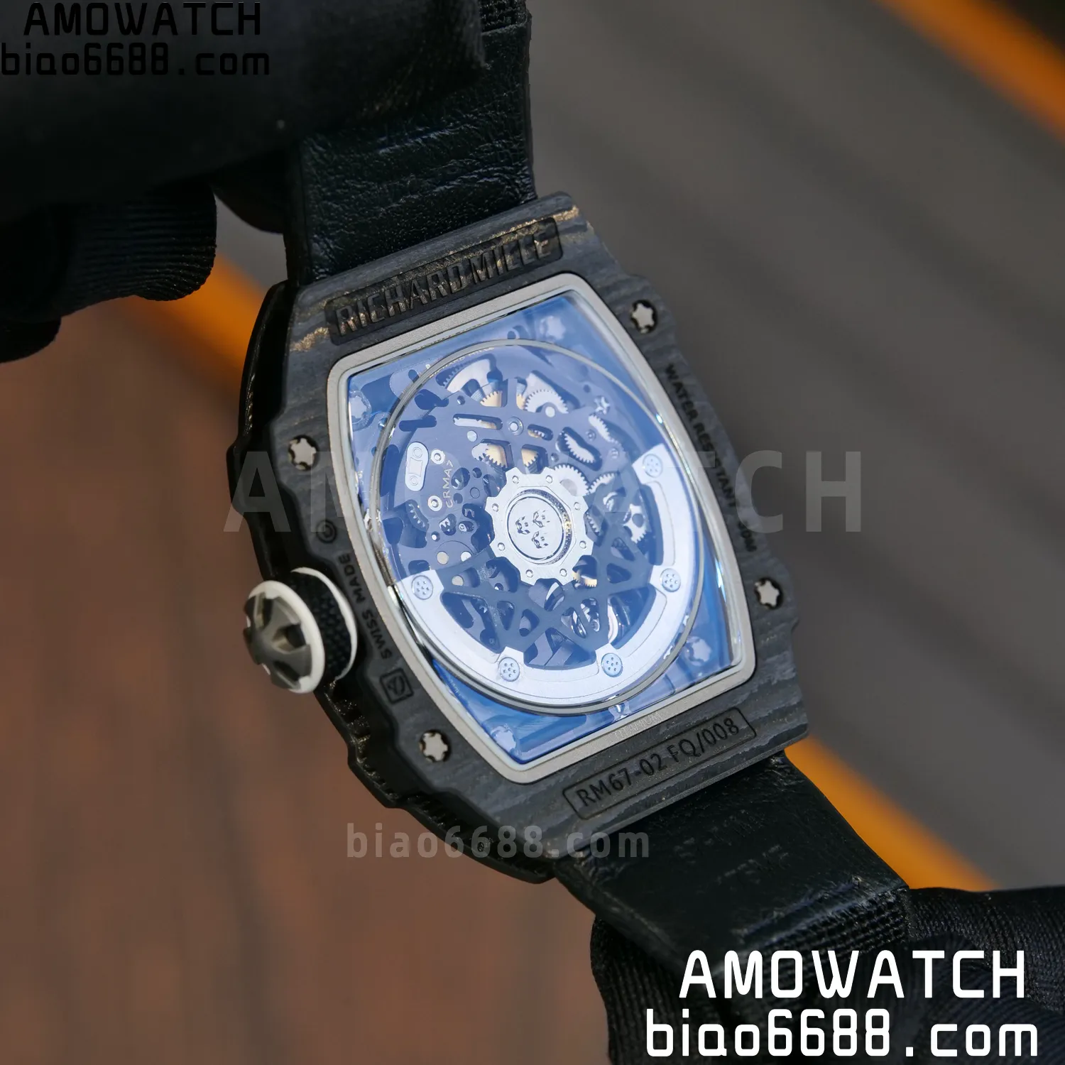 RICHARD MILLE RM67-02 Black NTPT AVF Best Edition UAE Dial on Black Nylon strap CRMA7 Clone 98 8c3b156b0c9fced AMO Watch