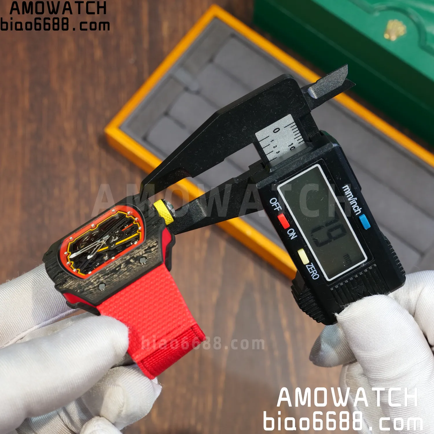 RICHARD MILLE RM67-02 Black NTPT Best Edition Spain Dial on Red Nylon strap CRMA7 Clone V9 72 8ca7d4027442031 AMO Watch