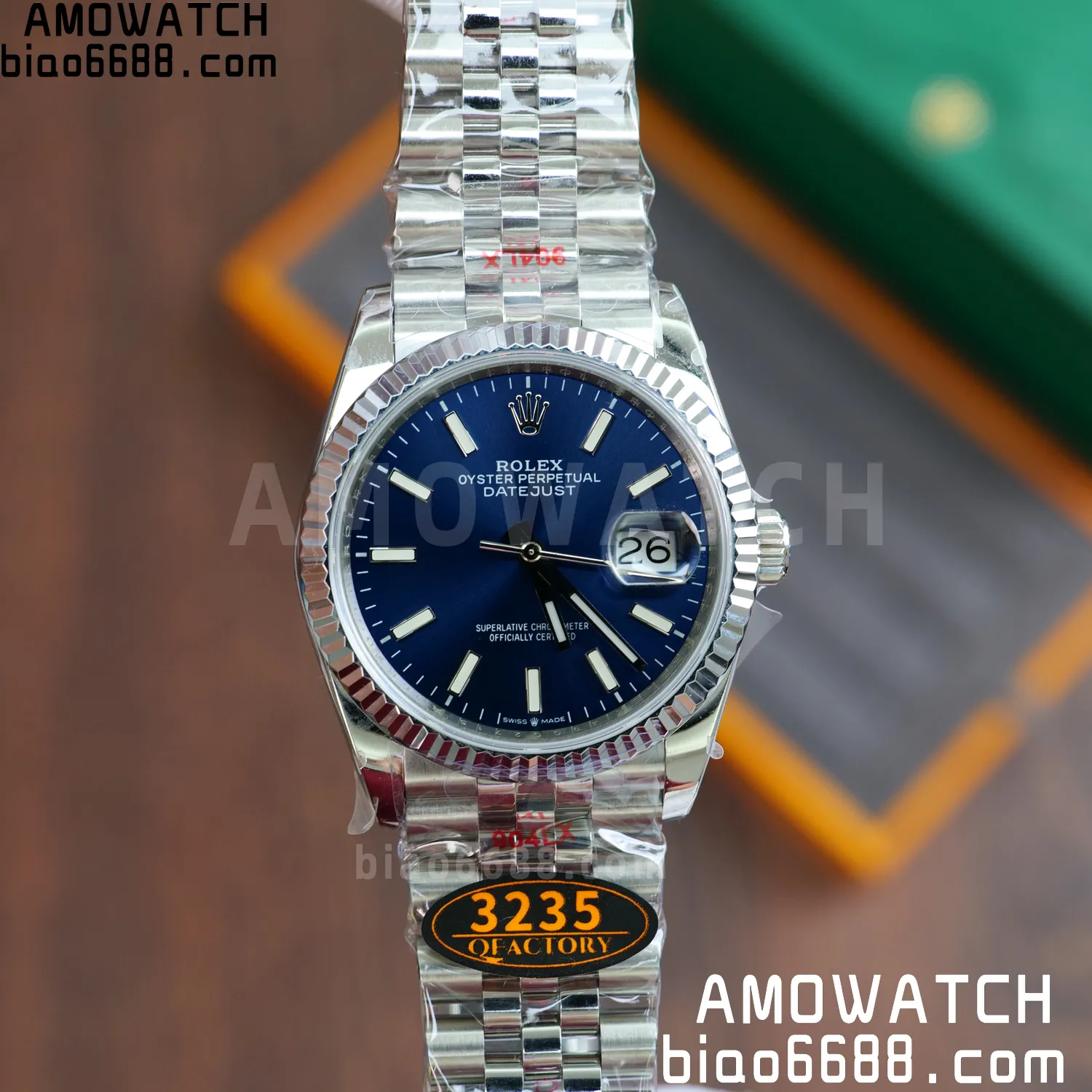 Rolex DateJust 36mm 126234 SSQF 1:1 Best Edition 904L Steel Blue Dial on Jubilee Bracelet DD3235(Gain Weight) 70 8d5fe926bc30305 AMO Watch