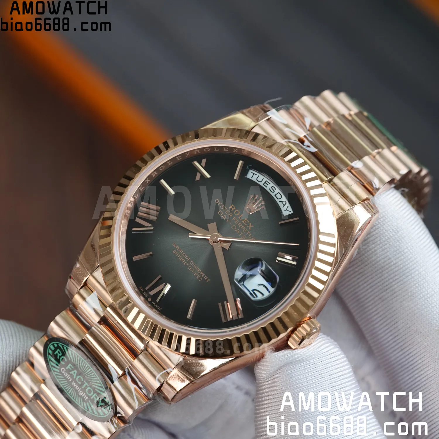 Rolex Day Date 40 RG 228236 RCF 1:1 Best Edition White Roman Dial on President Bracelet VR3255 (211g) 84 8ed8b5163800afc AMO Watch