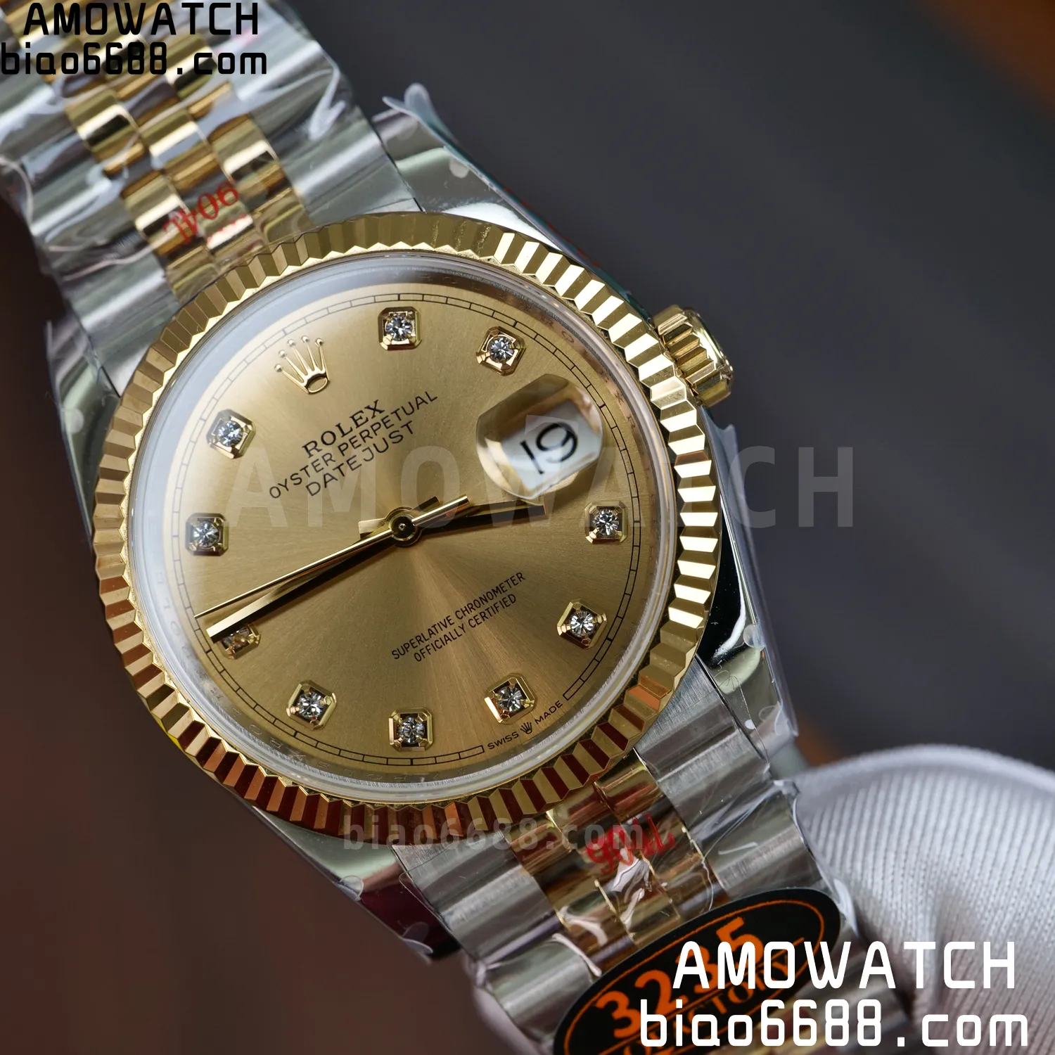 Rolex DateJust 36mm 126233 SS/YG QF 1:1 Best Edition 904L Steel YG Diamonds Dial on Jubilee Bracelet DD3235(Gain Weight) 77 918fdeefa71dfa8 AMO Watch