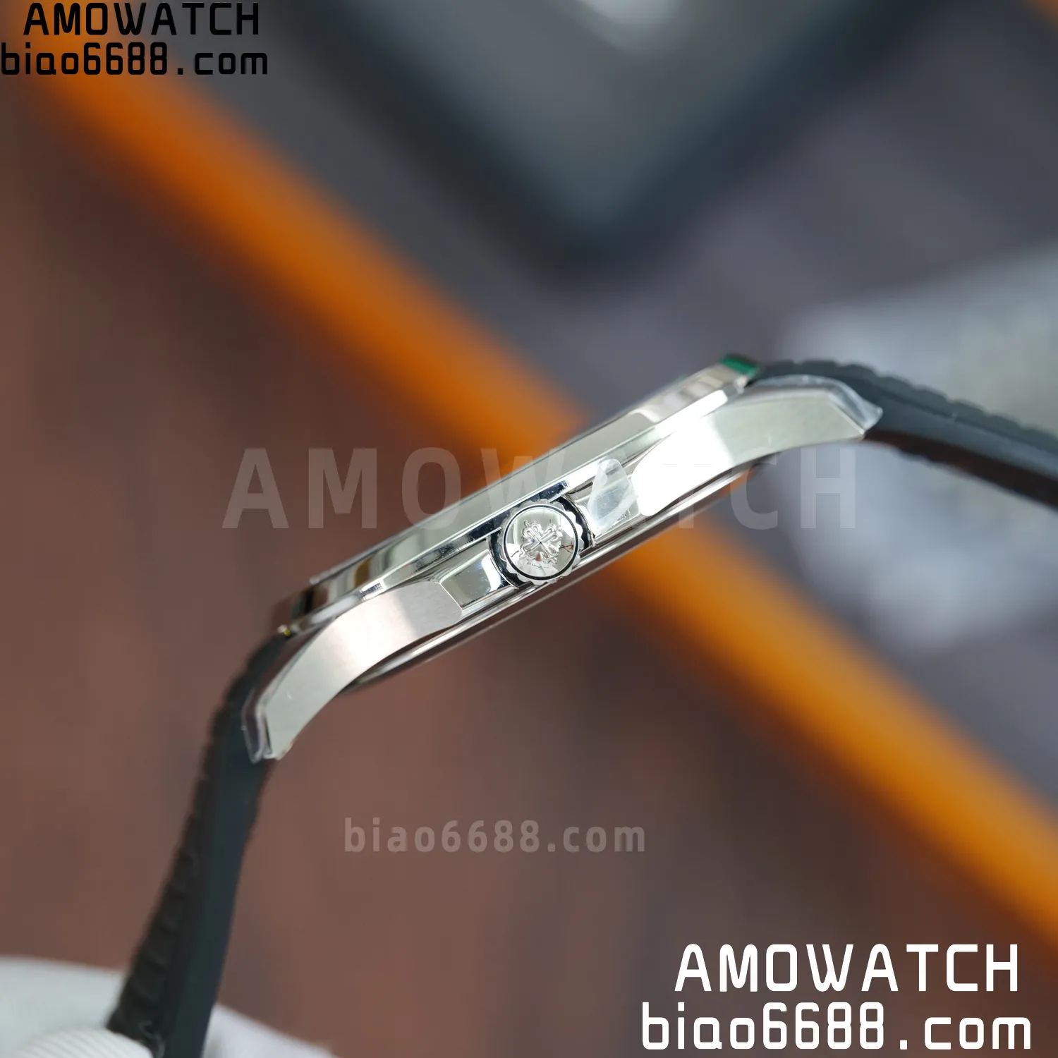 Custom Made PP Aquanaut 5167A ,Modified content :SW factory Gray Dial、 pointer、DEEP Crystal 70 95d514441d8108a AMO Watch