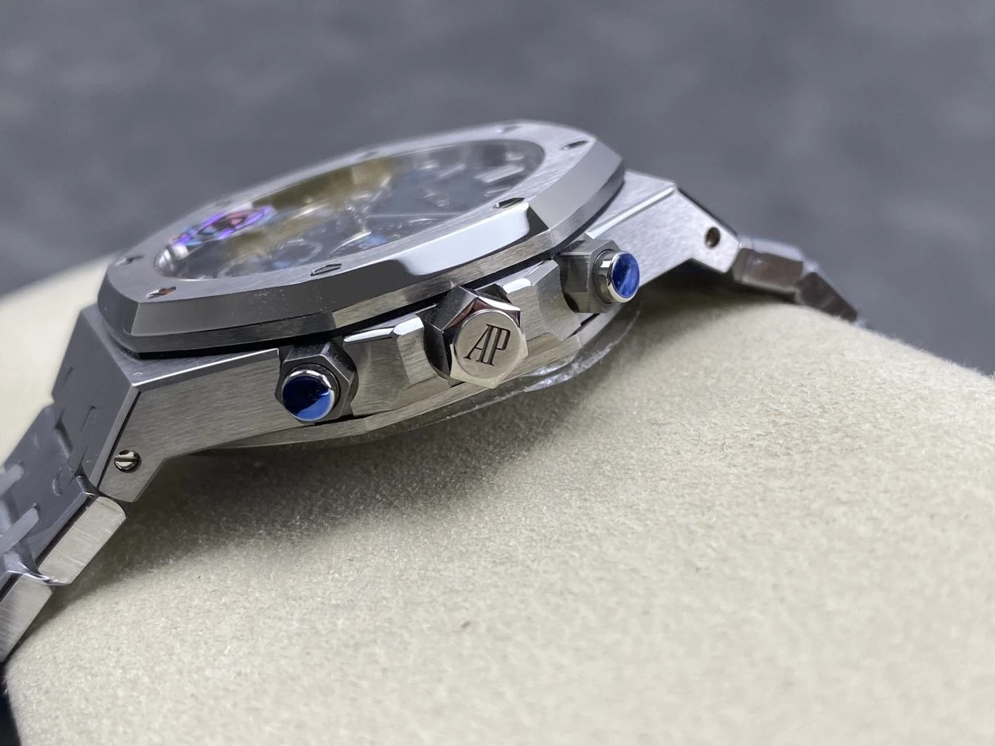 AP Royal Oak Chrono 26715 SS APSF 1:1 Best Edition Blue Dial on SS Bracelet A2385 38 981b93829019da3 阿默表行AmoWatch