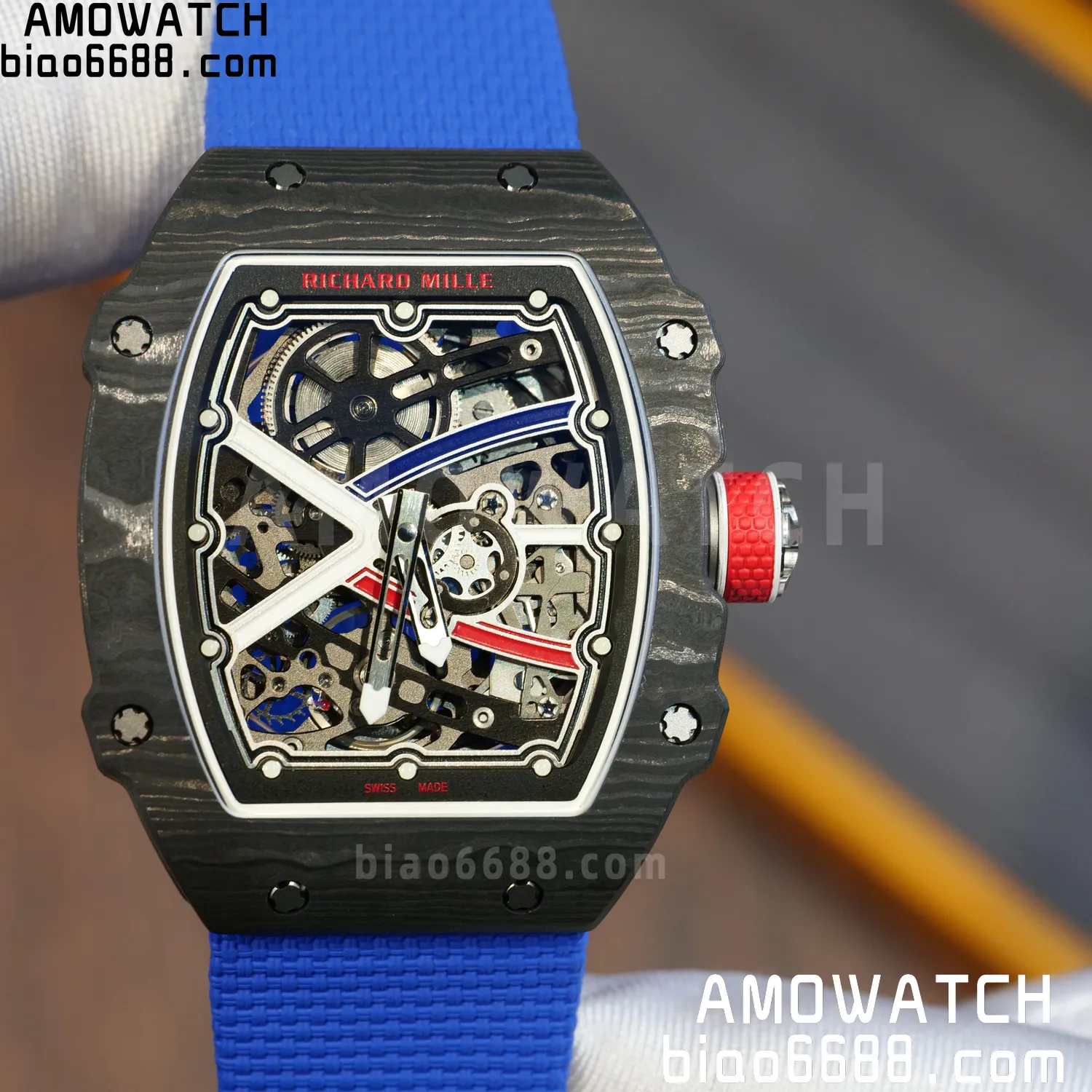 RICHARD MILLE RM67-02 Black NTPT Best Edition France Dial on Black Nylon strap CRMA7 Clone V9 78 9caa469228c2aa8 AMO Watch