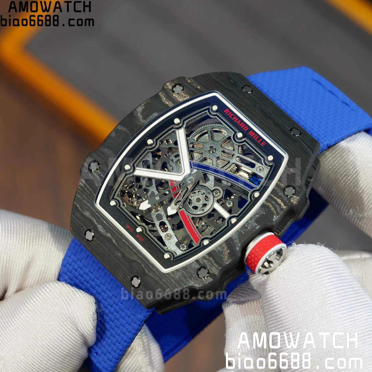 RICHARD MILLE RM67-02 Black NTPT Best Edition France Dial on Black Nylon strap CRMA7 Clone V9 84 9f2093db9c1c4d5 AMO Watch