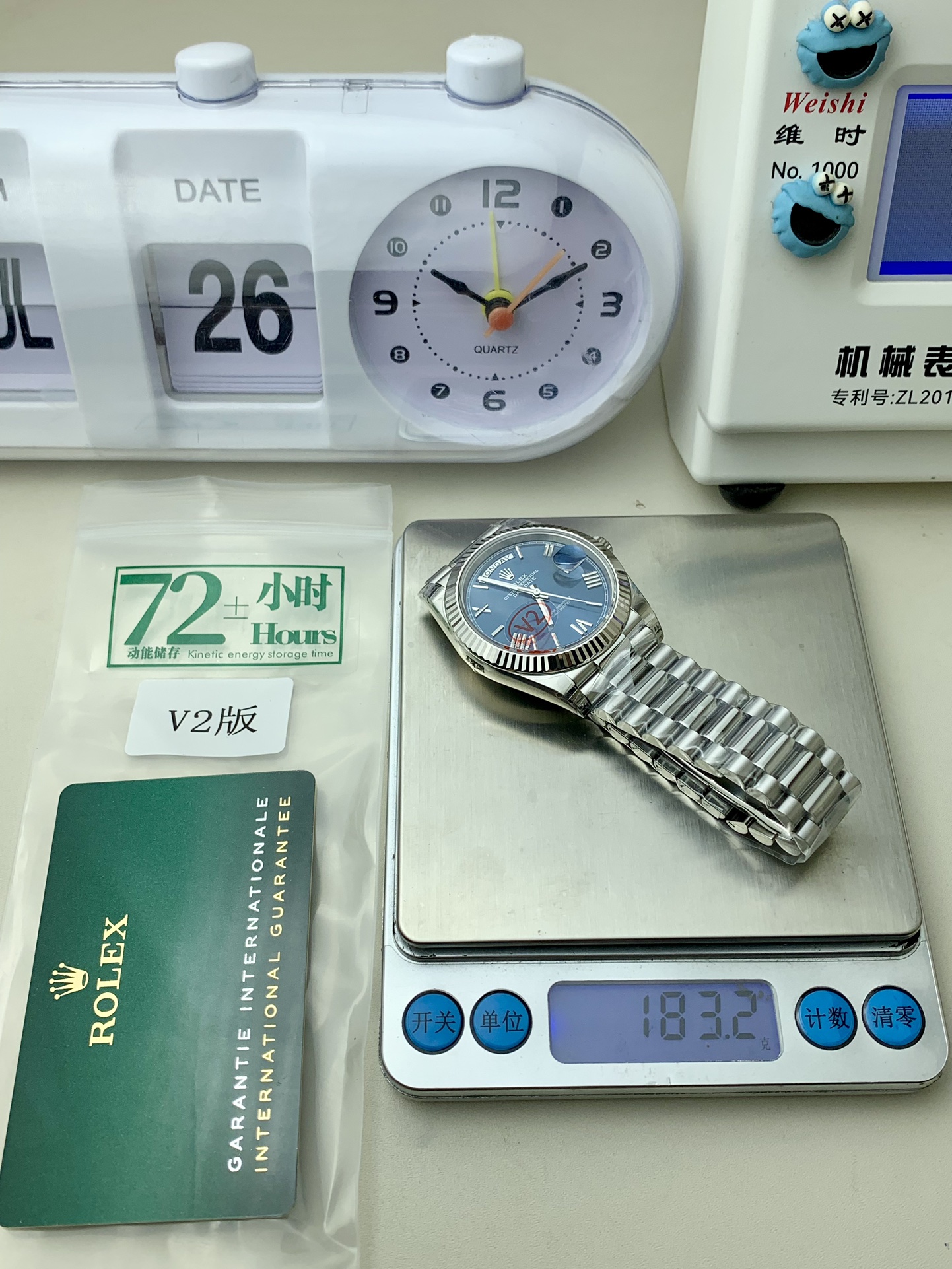 Rolex DayDate 40 228239 VSF 1:1 Best Edition Blue Roman Dial on President Bracelet VS3255 V2 15 a12183f4f0f70aa AMO Watch