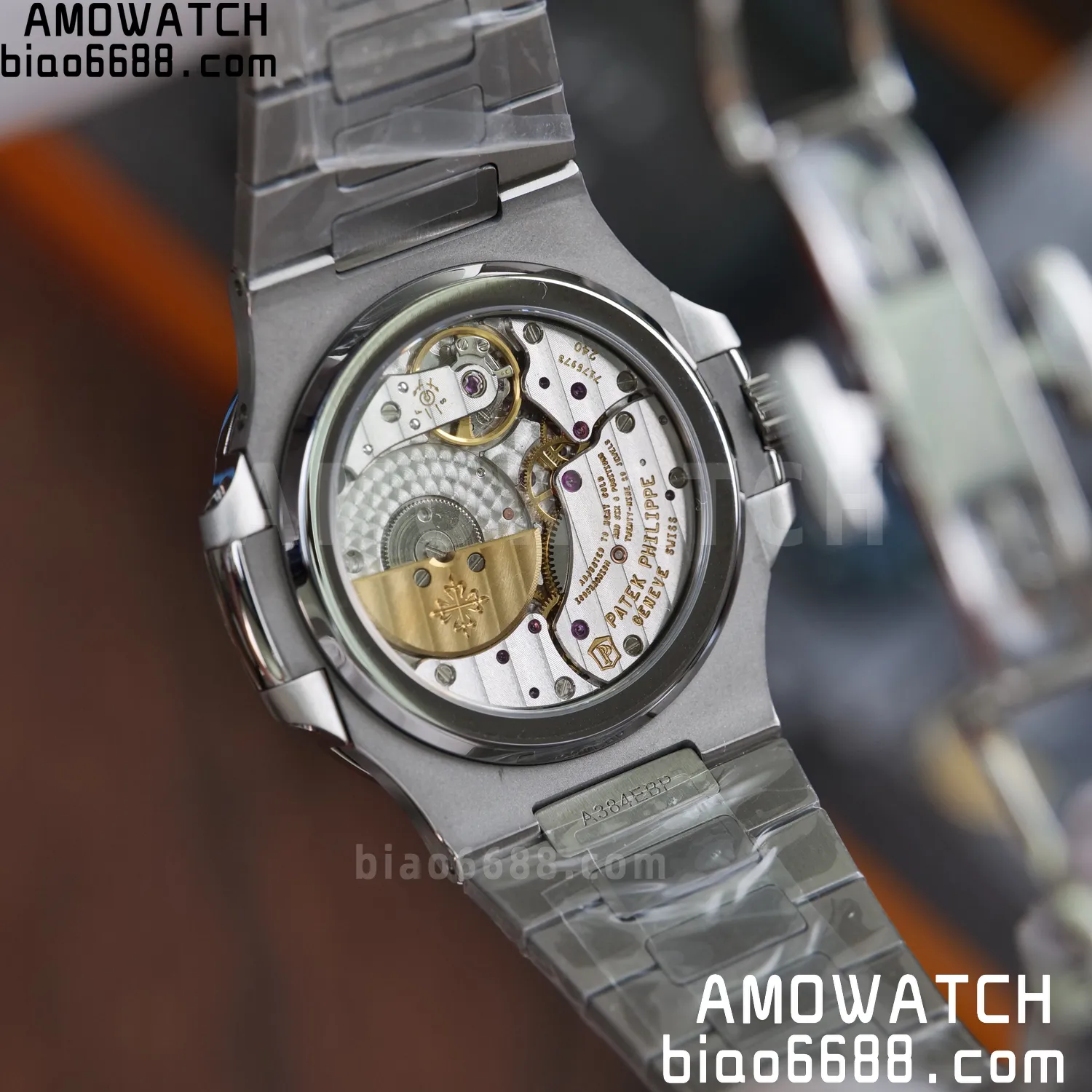 Custom Made PP Nautilus 5712 SW Dial Hands VVS Moon Phase Wheel 69 a4d9f7c9d5fc012 AMO Watch