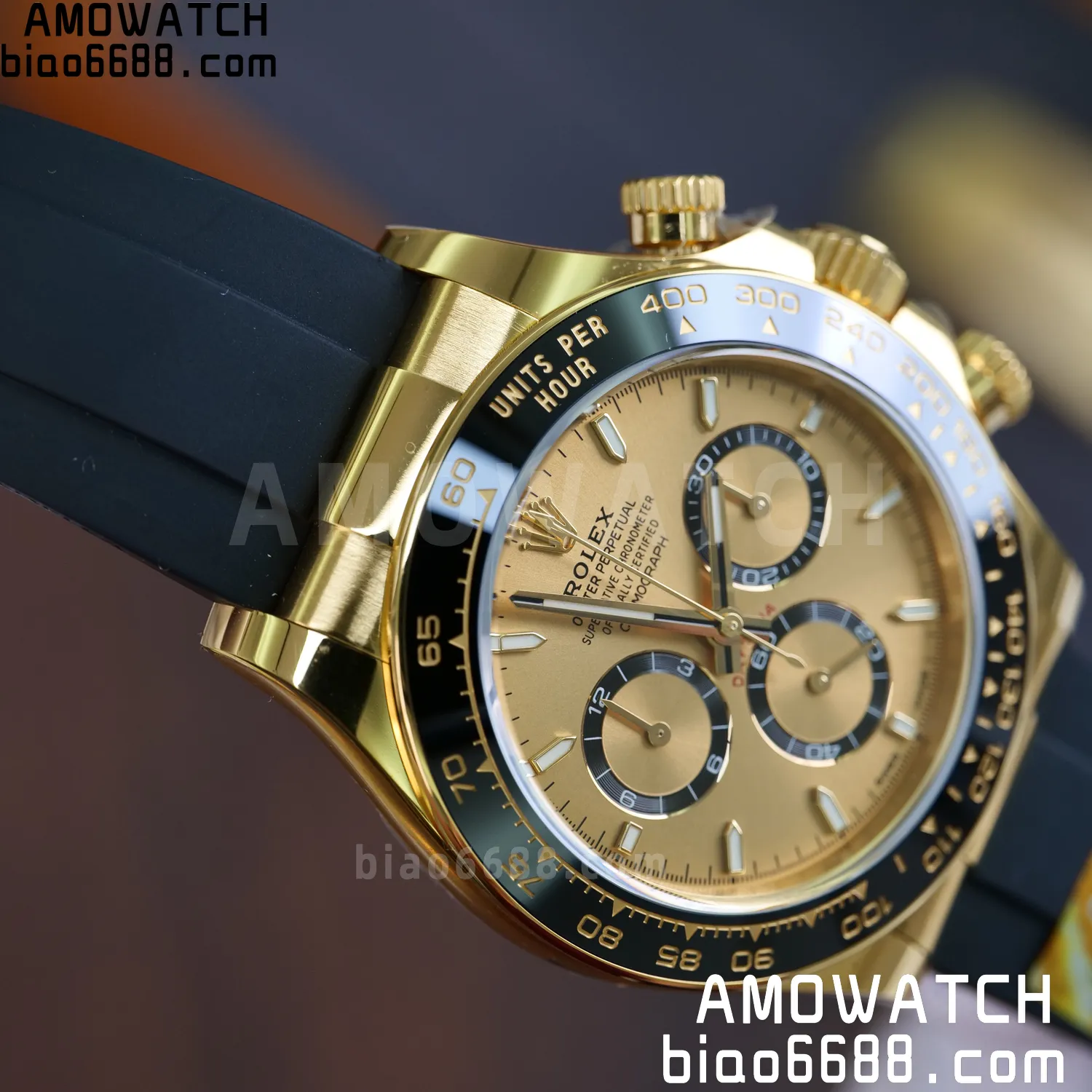 Rolex Daytona 126518 YG ARF 1:1 Best Edition YG Stick Dial on Oysterflex Strap DD4131 V2 (Weighted) 160g 70 a5a70b091ab160b AMO Watch