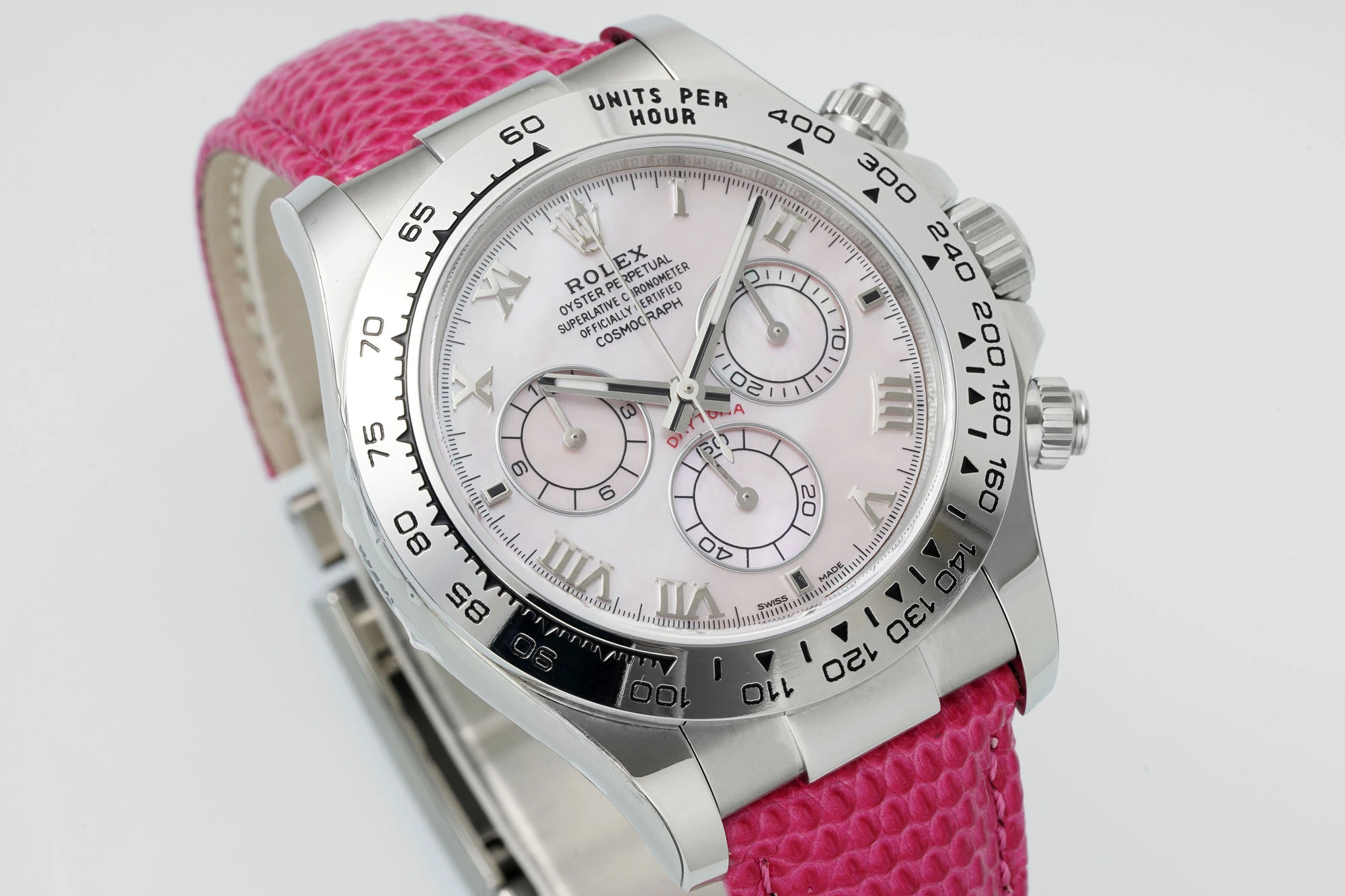 Rolex Daytona 116519 PPM Factory 1:1 Best Edition MOP Roman Dial on Red Leather Strap 4130 22 a6b46f9f5e93c17 AMO Watch