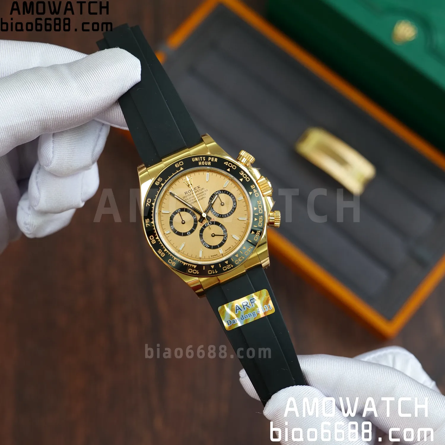 Rolex Daytona 126518 YG ARF 1:1 Best Edition YG Stick Dial on Oysterflex Strap DD4131 V2 (Weighted) 160g 57 a9d9336165b54c4 AMO Watch