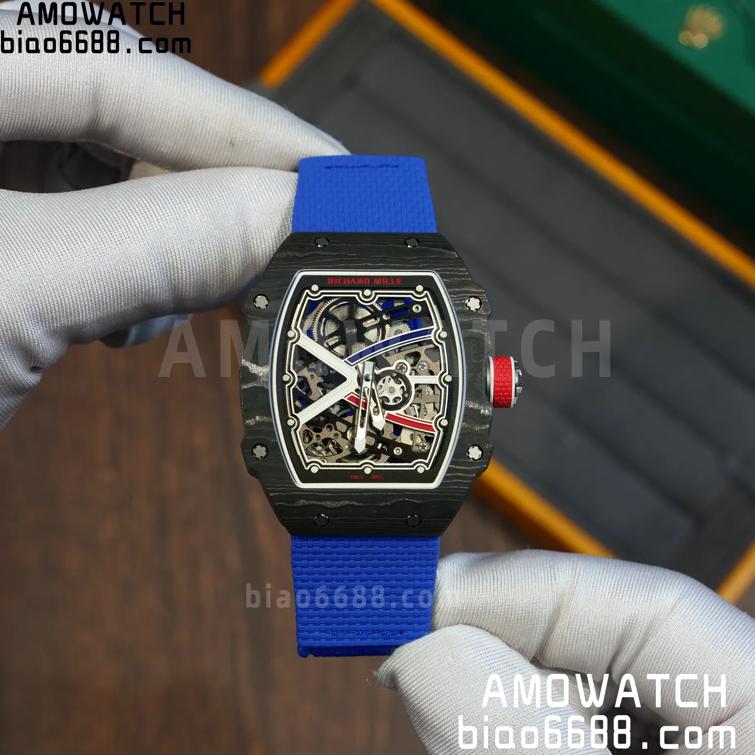 RICHARD MILLE RM67-02 Black NTPT Best Edition France Dial on Black Nylon strap CRMA7 Clone V9 71 ab762f33550d417 AMO Watch