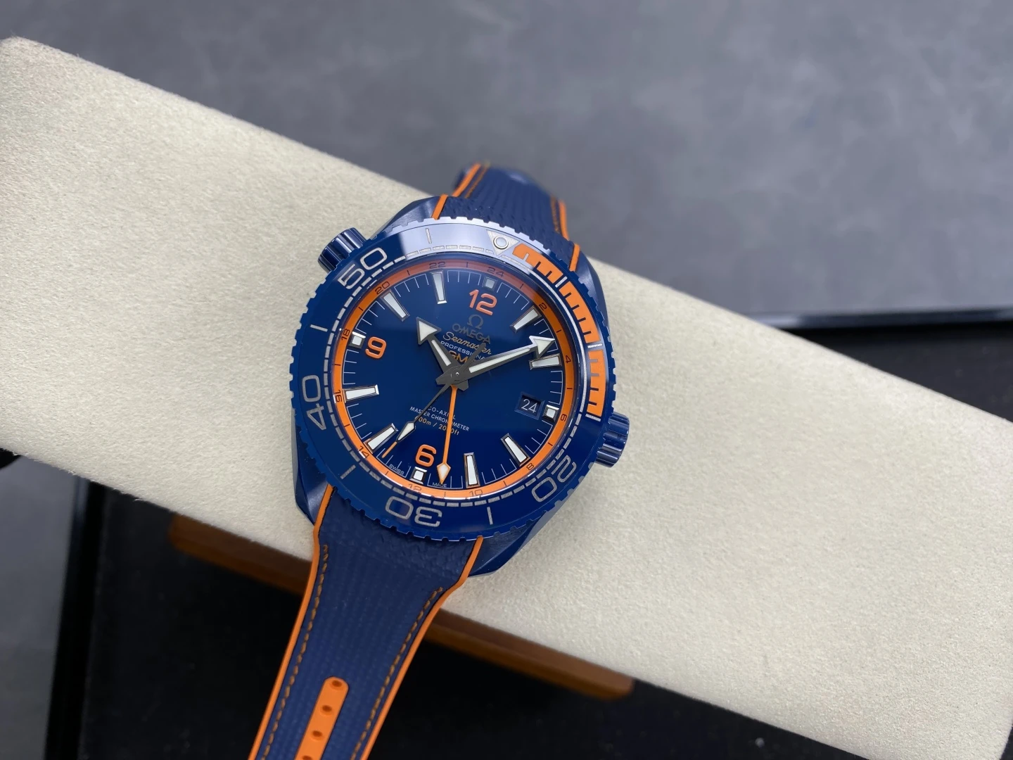 Planet Ocean 45.5mm Big Blue Real Ceramic VSF 1:1 Best Edition on Blue Rubber Strap A8906 Super Clone v4 32 abc8f8656e0e104 AMO Watch