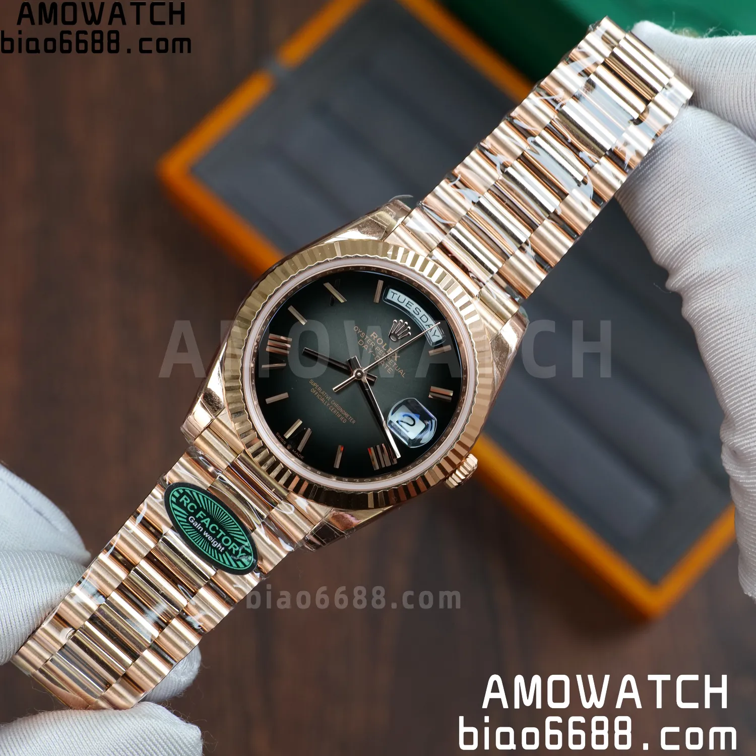 Rolex Day Date 40 RG 228236 RCF 1:1 Best Edition White Roman Dial on President Bracelet VR3255 (211g) 74 ad3553af40e2308 AMO Watch