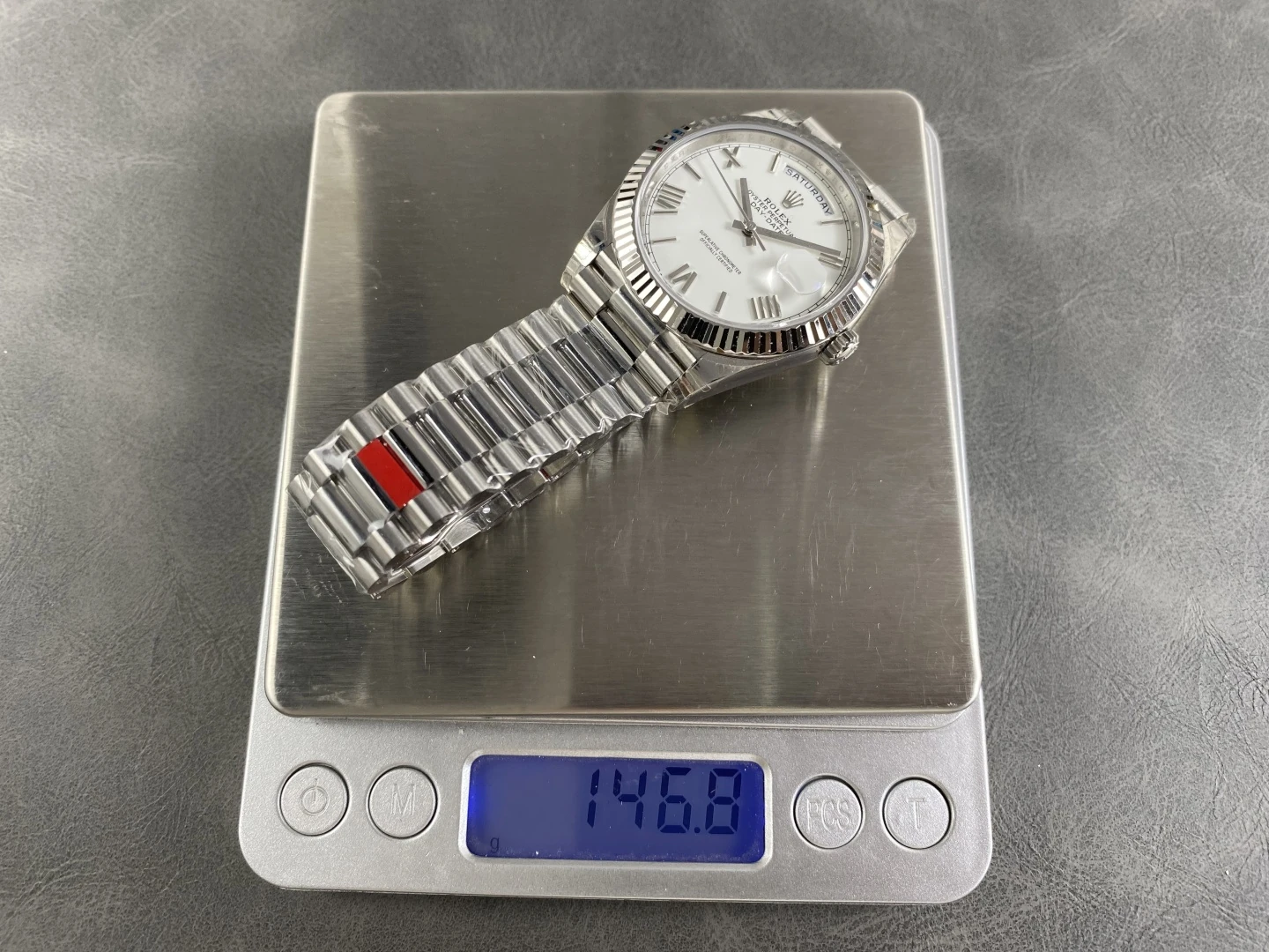 Rolex DayDate 228239 40mm VSF 1:1 Best Edition White Roman Dial Fluted Bezel 3255 23 b1a22711ed2eb06 阿默表行AmoWatch