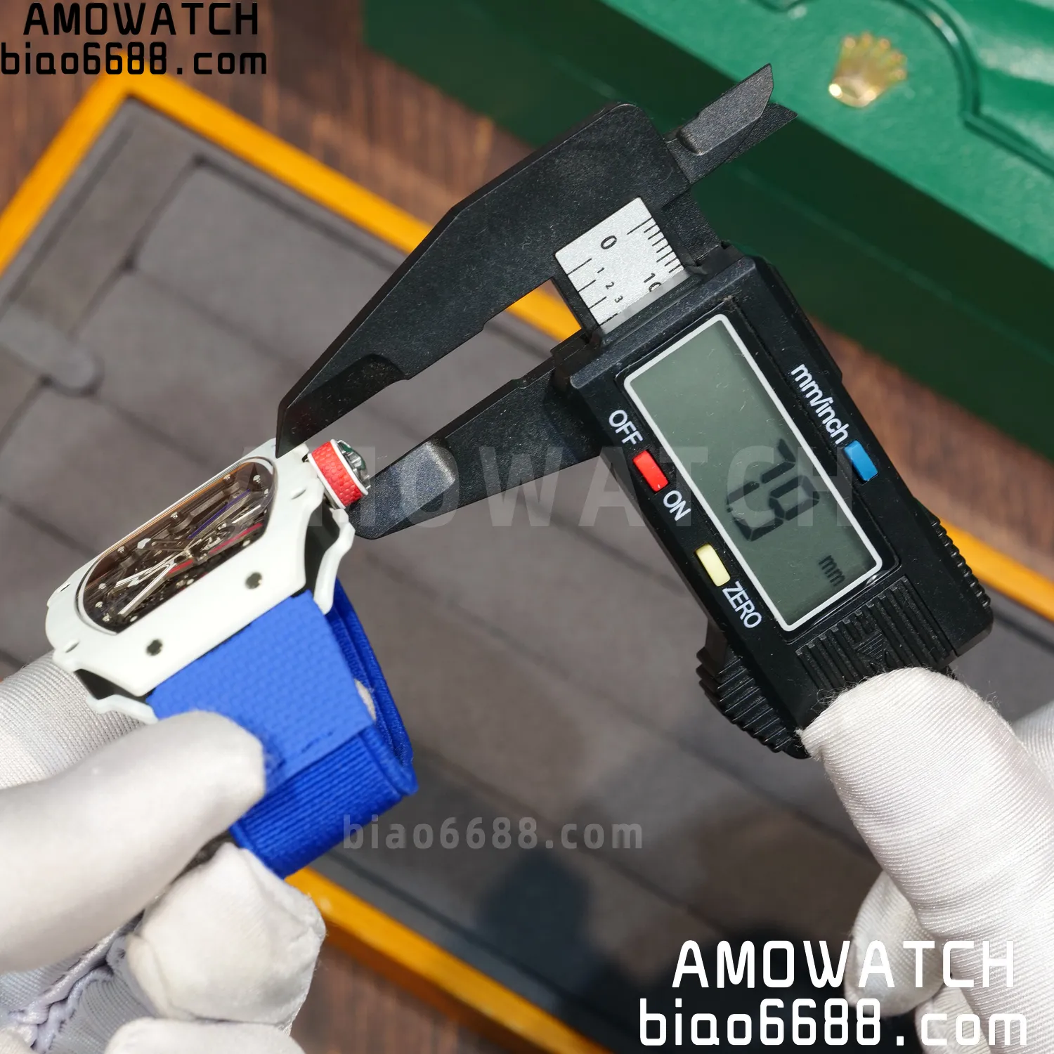 RICHARD MILLE RM67-02 White NTPT Best Edition France Dial on Blue Nylon strap CRMA7 Clone V9 80 b463f761ecea25e 阿默表行AmoWatch