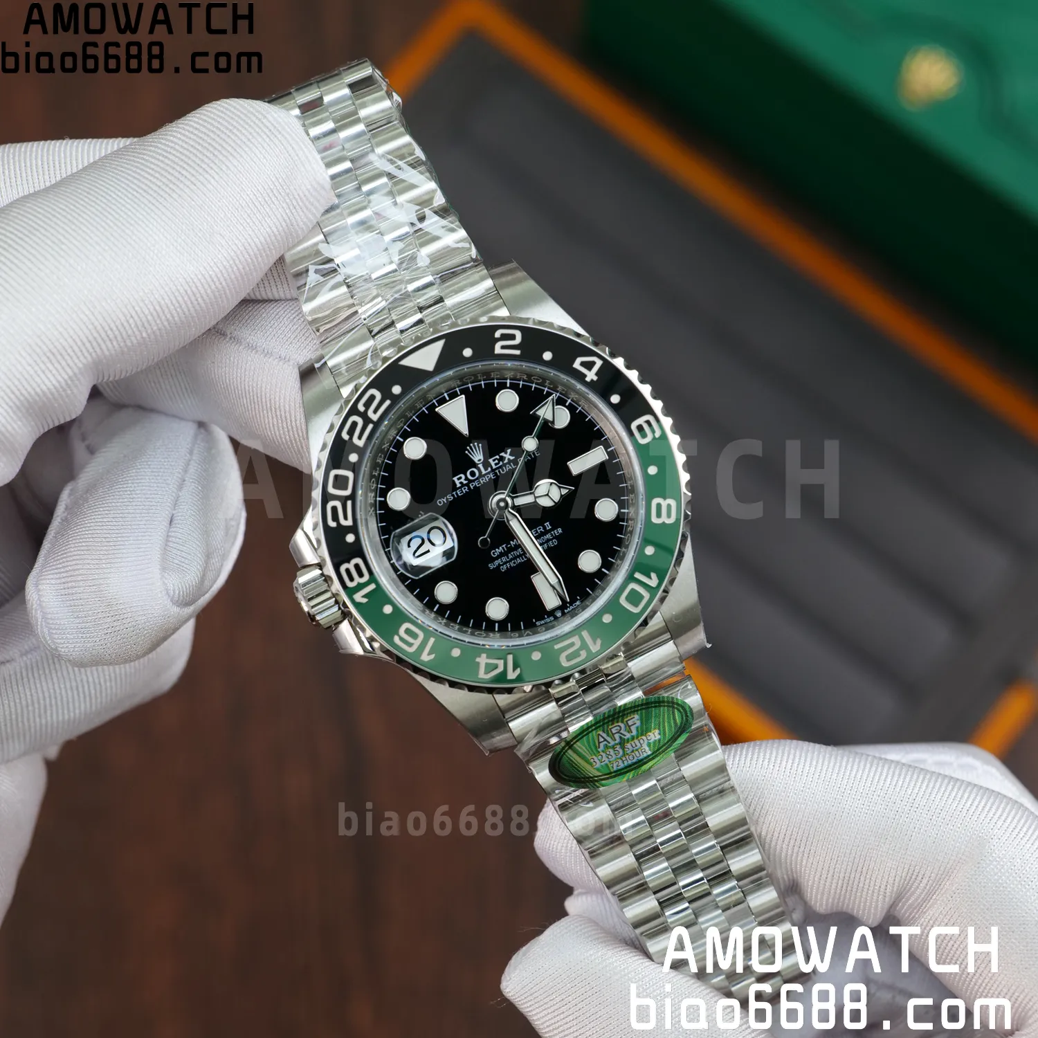 Rolex GMT-Master II 126720 904L SS ARF Factory 1:1 Best Edition on Jubilee Bracelet SH3285 63 b9407022fa5ee4c 阿默表行AmoWatch