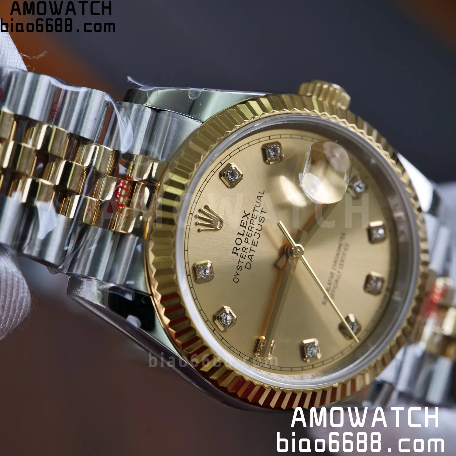 Rolex DateJust 36mm 126233 SS/YG QF 1:1 Best Edition 904L Steel YG Diamonds Dial on Jubilee Bracelet DD3235(Gain Weight) 76 b9cfb64bf16c544 AMO Watch