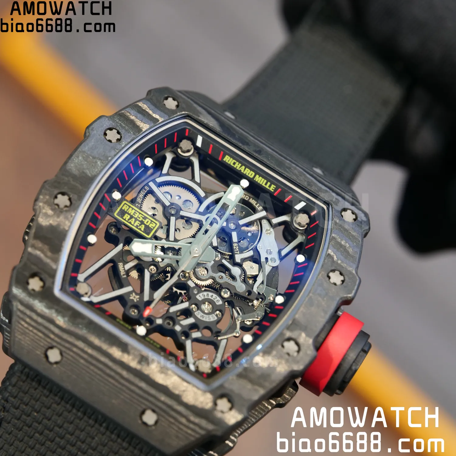 Custom Made RICHARD MILLE RM35-02 RM3502 NTPT APSF Free Sprung 92 bb2dd971c853473 AMO Watch
