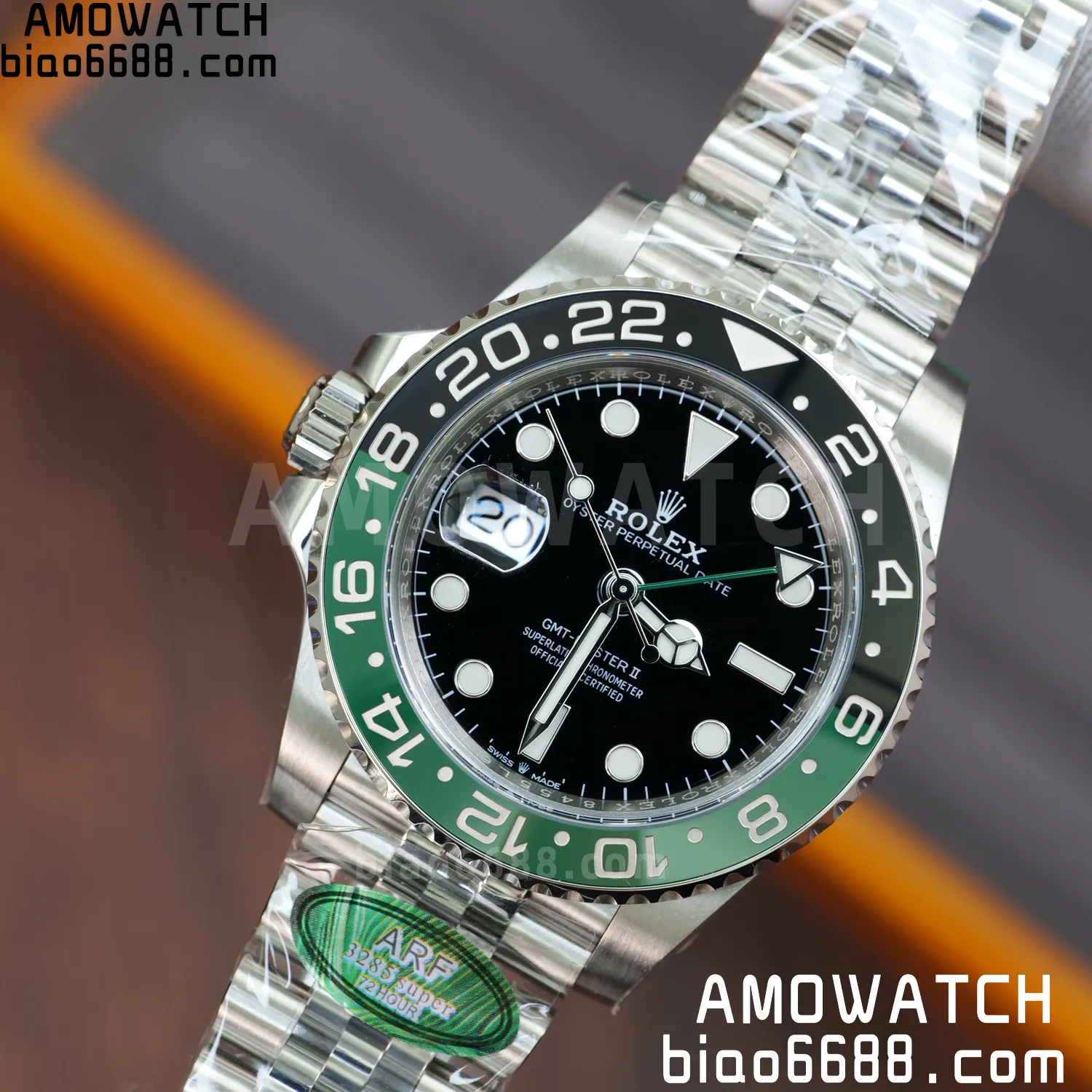 Rolex GMT-Master II 126720 904L SS ARF Factory 1:1 Best Edition on Jubilee Bracelet SH3285 78 bd1fd8b2adf8544 阿默表行AmoWatch