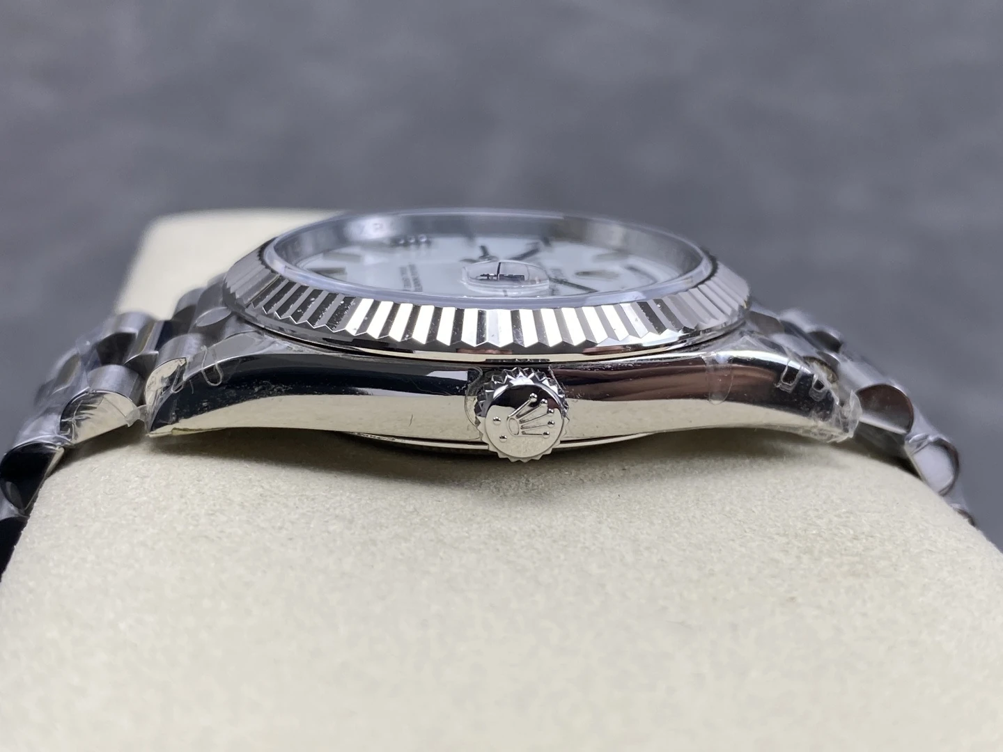 Rolex DayDate 228239 40mm VSF 1:1 Best Edition White Roman Dial Fluted Bezel 3255 29 be1e8cc44618496 阿默表行AmoWatch