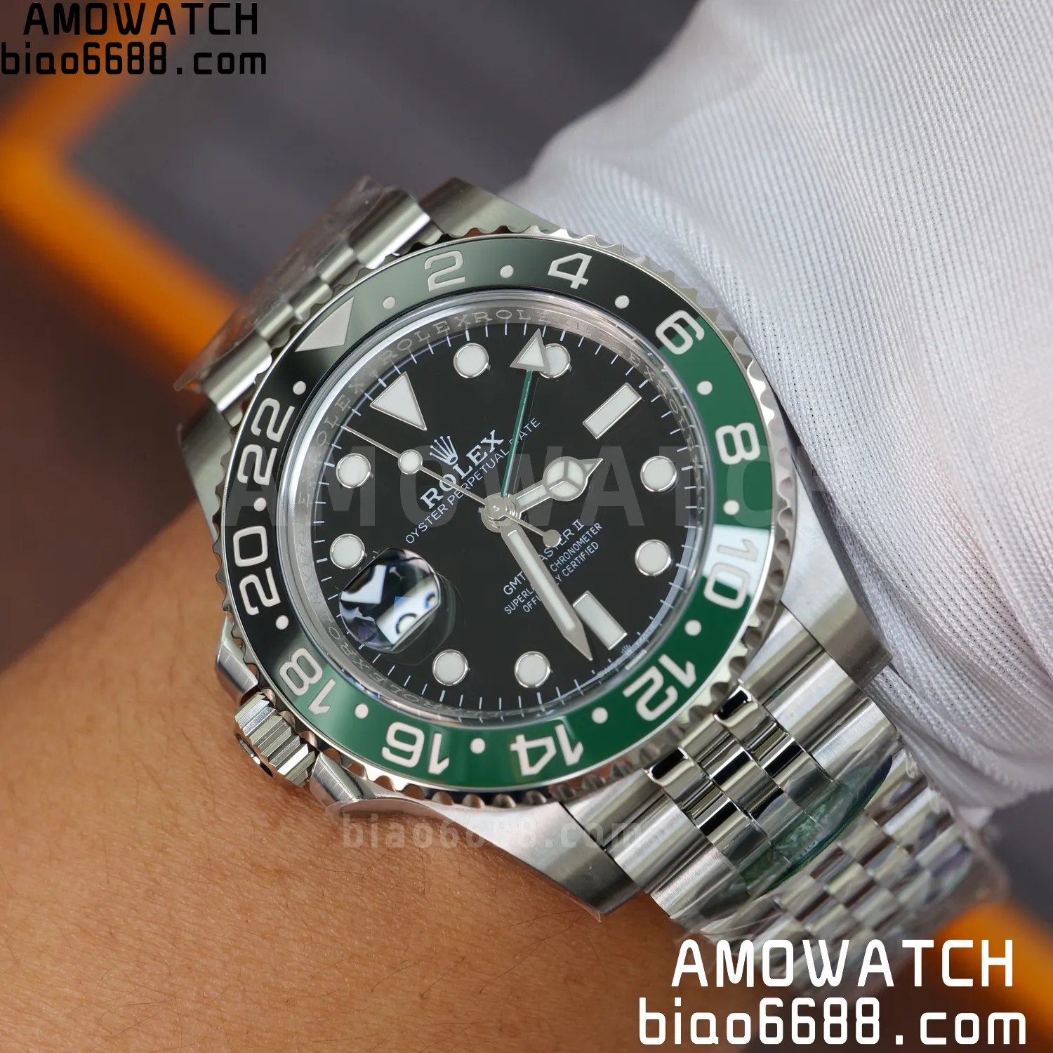 Rolex GMT-Master II 126720 904L SS ARF Factory 1:1 Best Edition on Jubilee Bracelet SH3285 86 c007136374a90d6 阿默表行AmoWatch