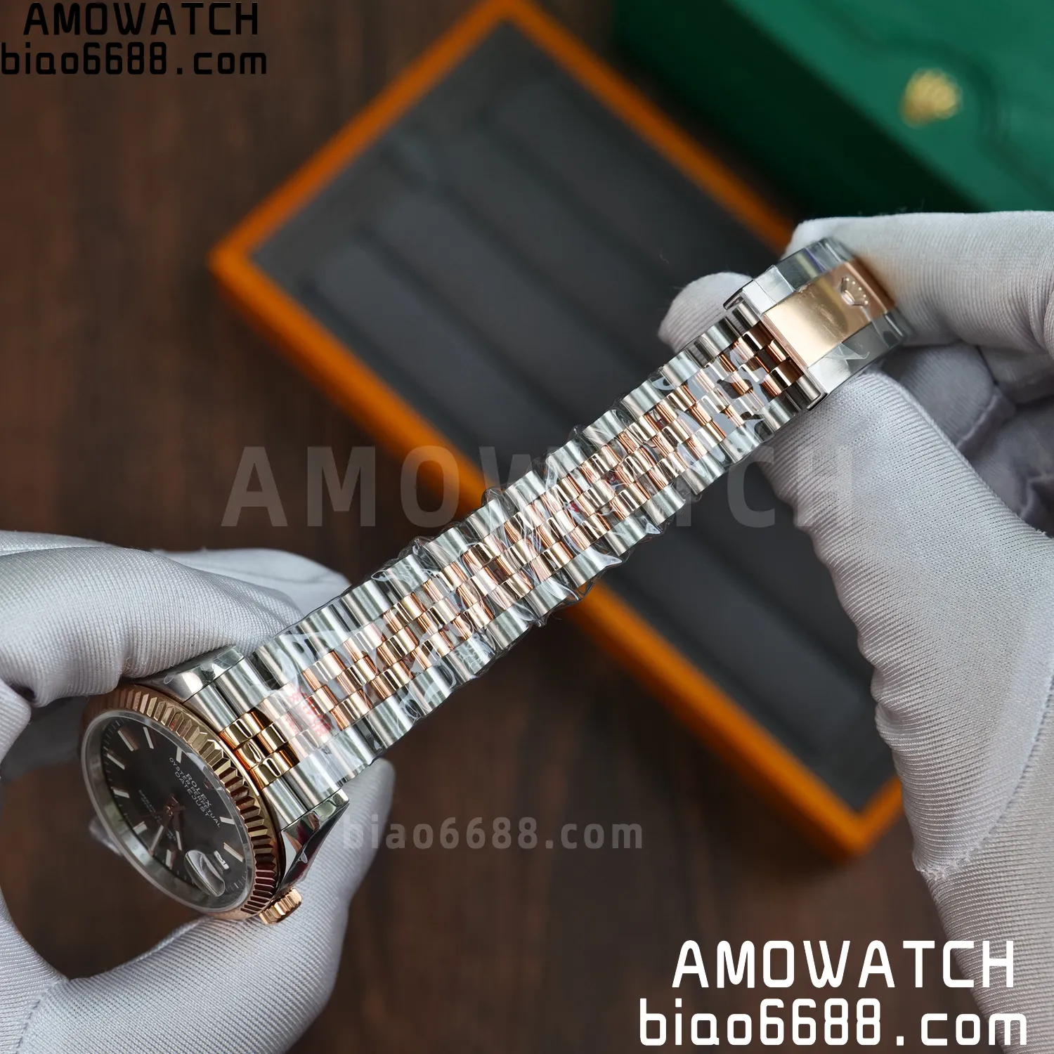 Rolex DateJust 36mm 126233 SS/RG QF 1:1 Best Edition 904L Steel Grey Dial on Jubilee Bracelet DD3235(Gain Weight) 68 c20df0c51459840 AMO Watch