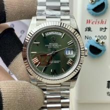 Rolex DayDate 40 228239 VSF 1:1 Best Edition Green Roman Dial on President Bracelet VS3255 V2