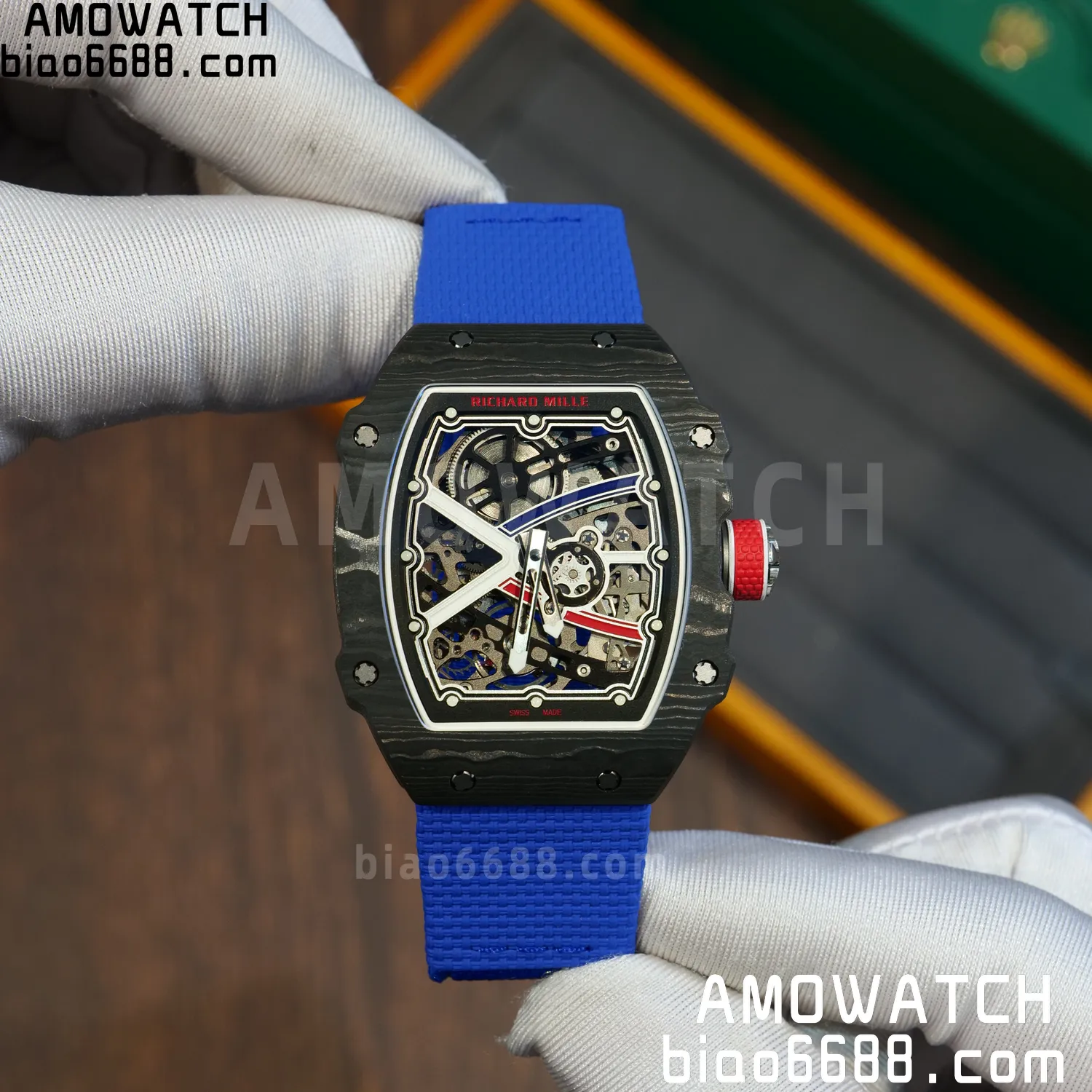 RICHARD MILLE RM67-02 Black NTPT Best Edition France Dial on Black Nylon strap CRMA7 Clone V9 77 c32c2fadd3dd39d AMO Watch